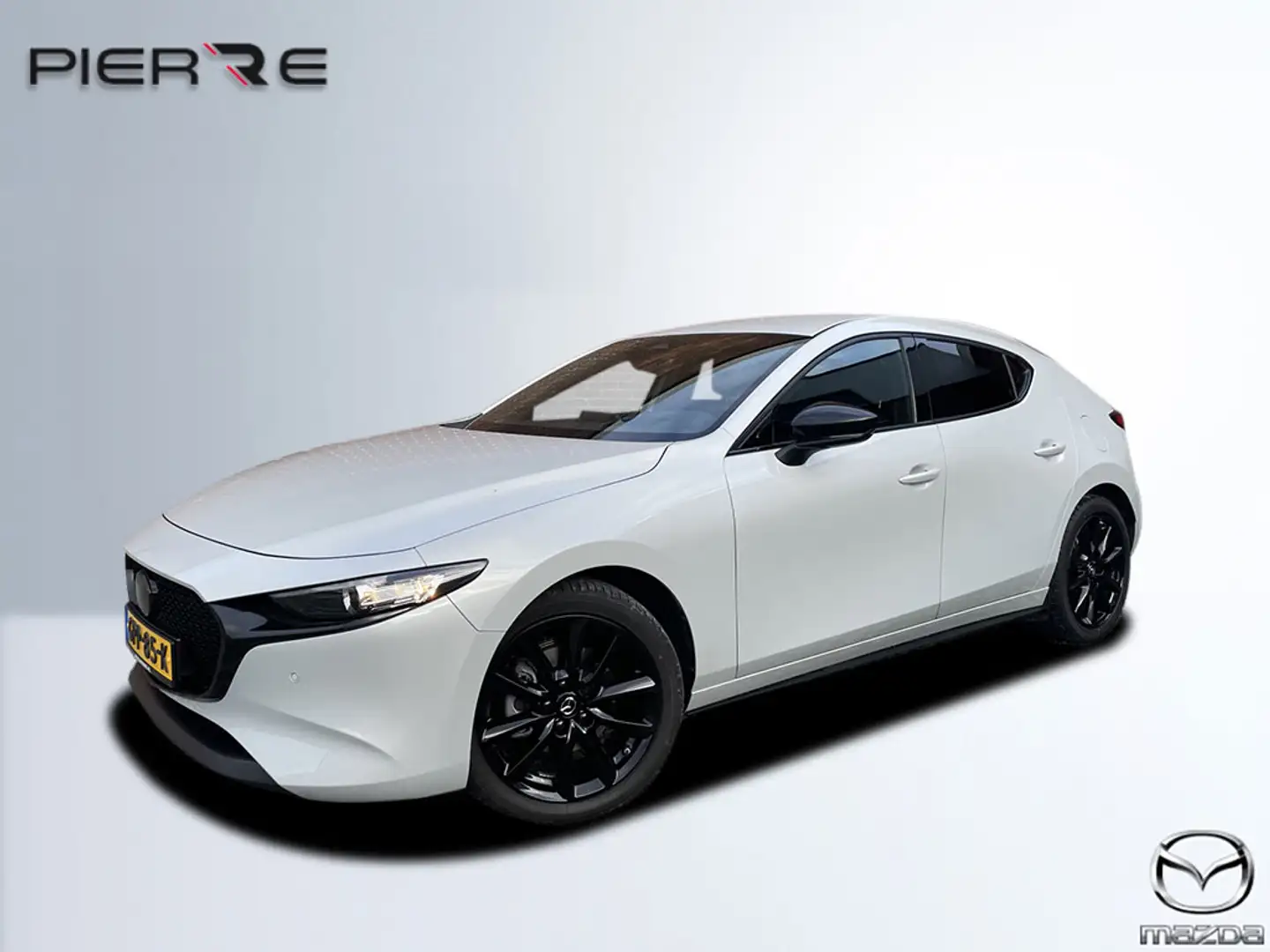 Mazda 3 2.5 e-SkyActiv-G 140 M Hybrid Homura Blanc - 1