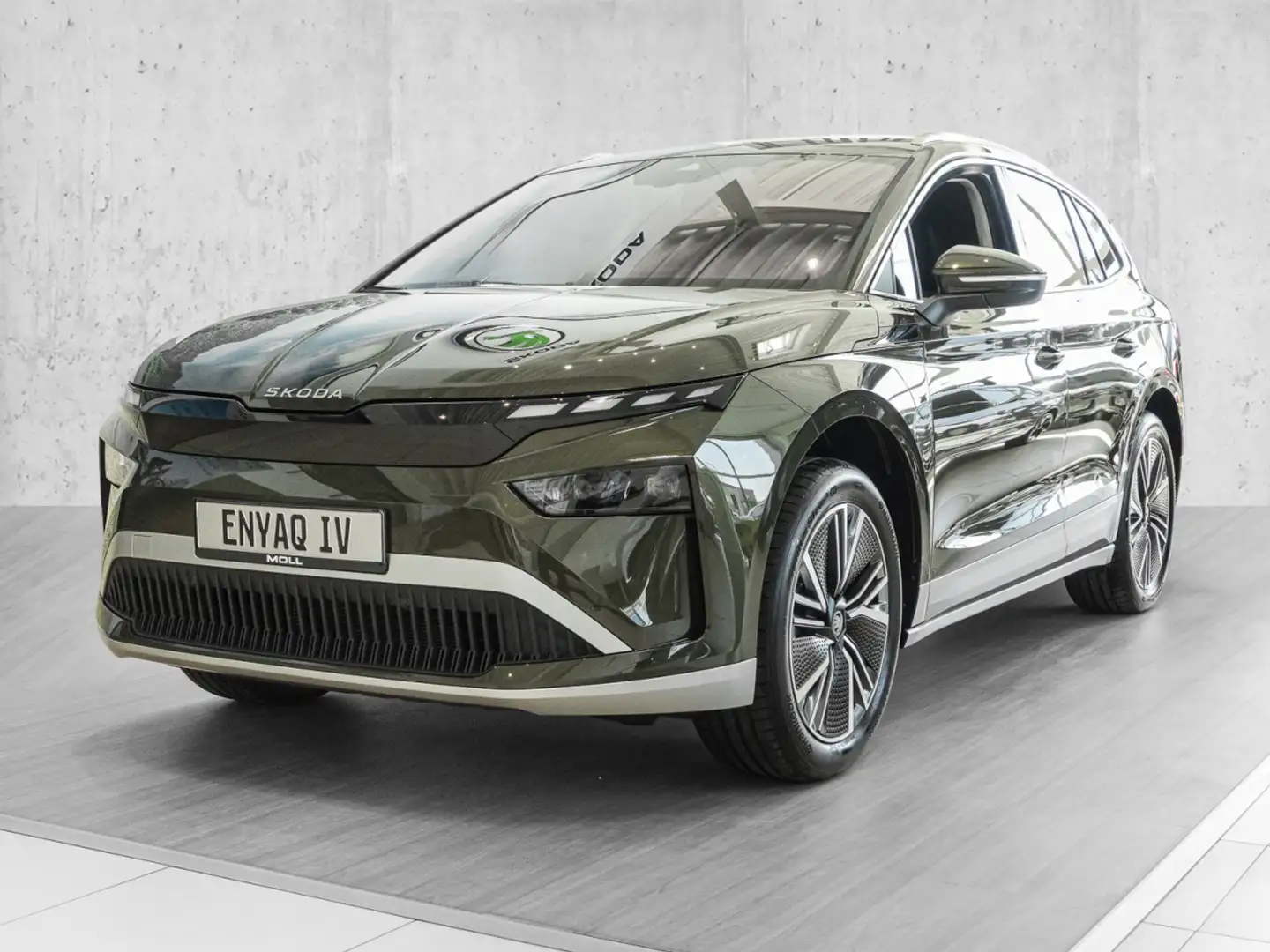 Skoda Enyaq Coupé 60 Loft LM PANO ACC PDC AHK MATRIX Groen - 2