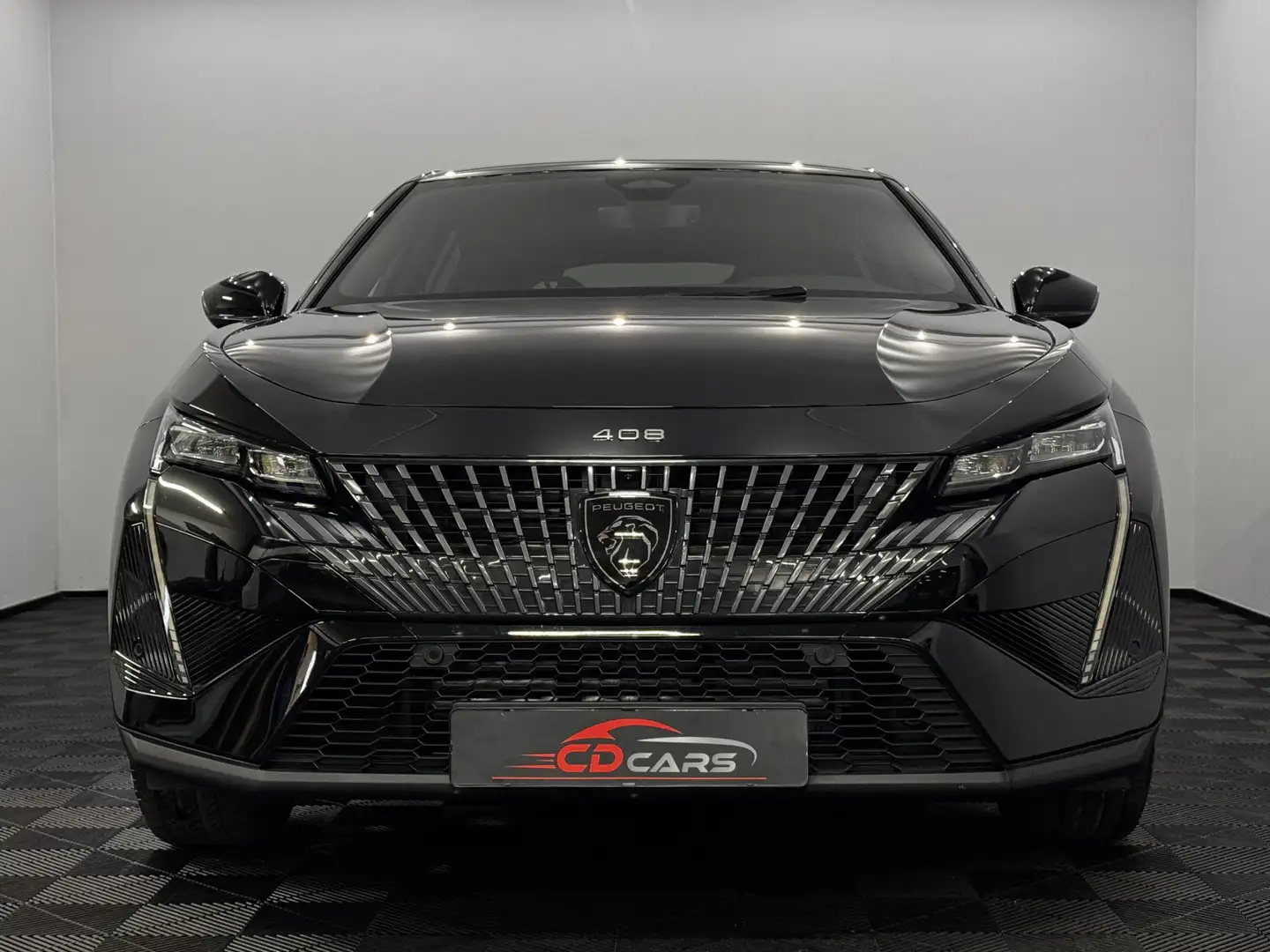 Peugeot 408 1.2 Hybrid 136 e-DCS6 GT Half leder, 360 Camera, N Czarny - 2