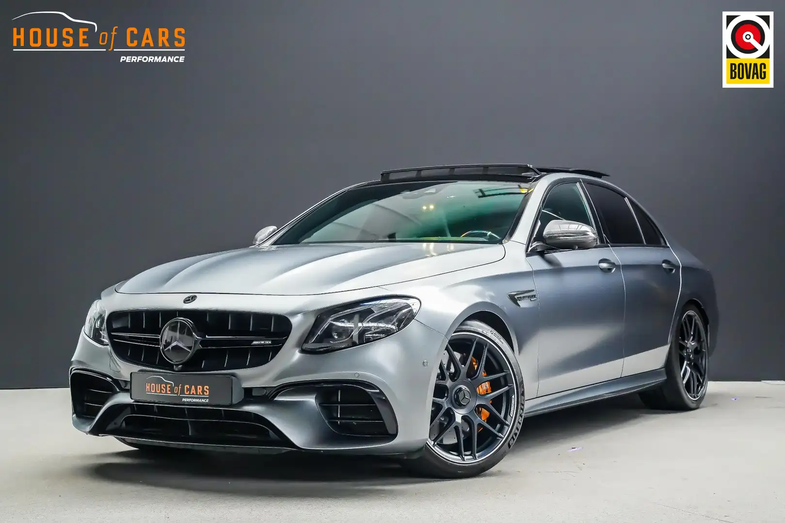 Mercedes-Benz E 63 AMG S 4MATIC+ |schaalstoelen|pano|Burmester High end|l Gris - 1