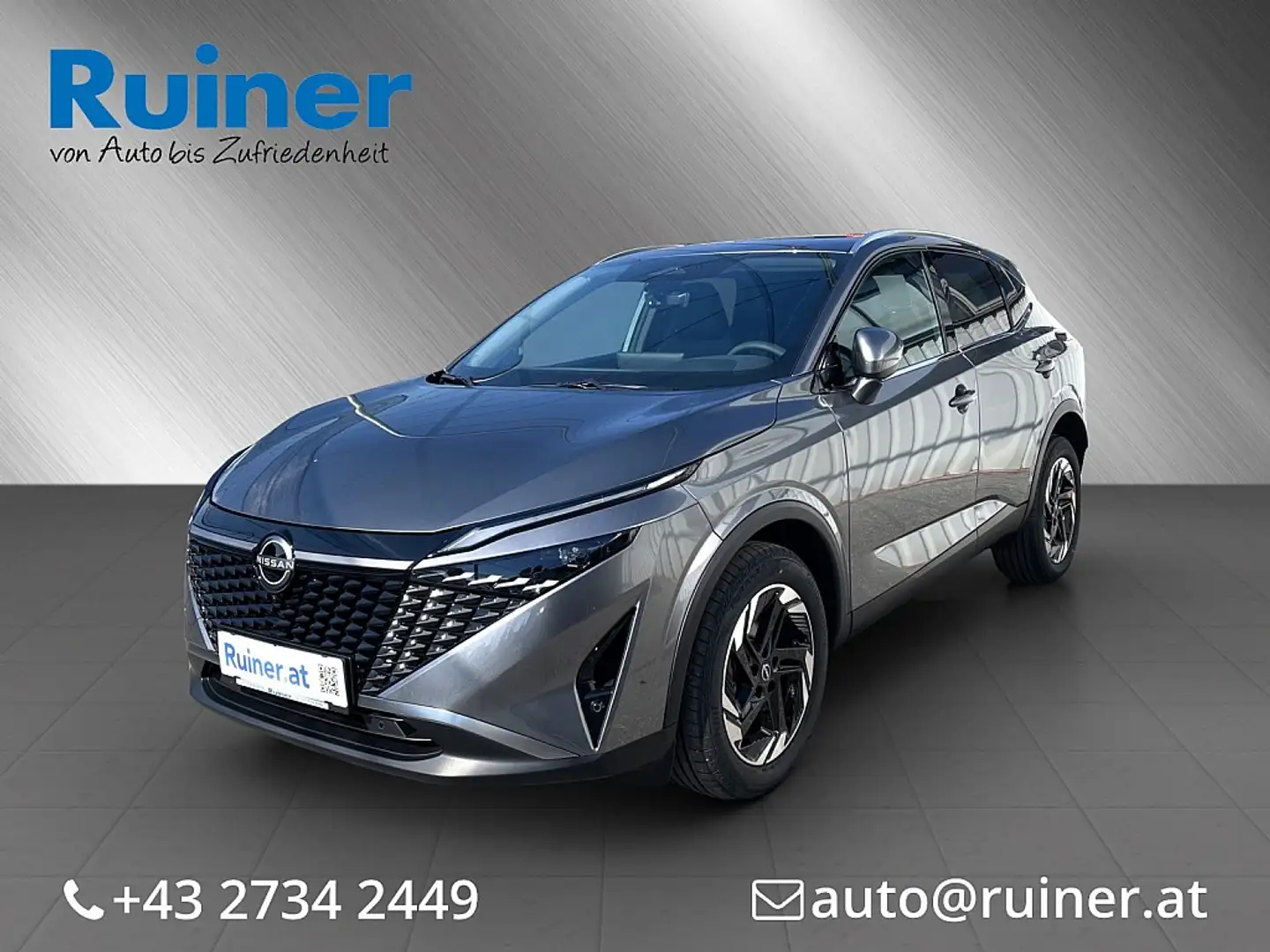 Nissan Qashqai 1,3  N-Connecta Autom. Tageszulassung Grau - 1