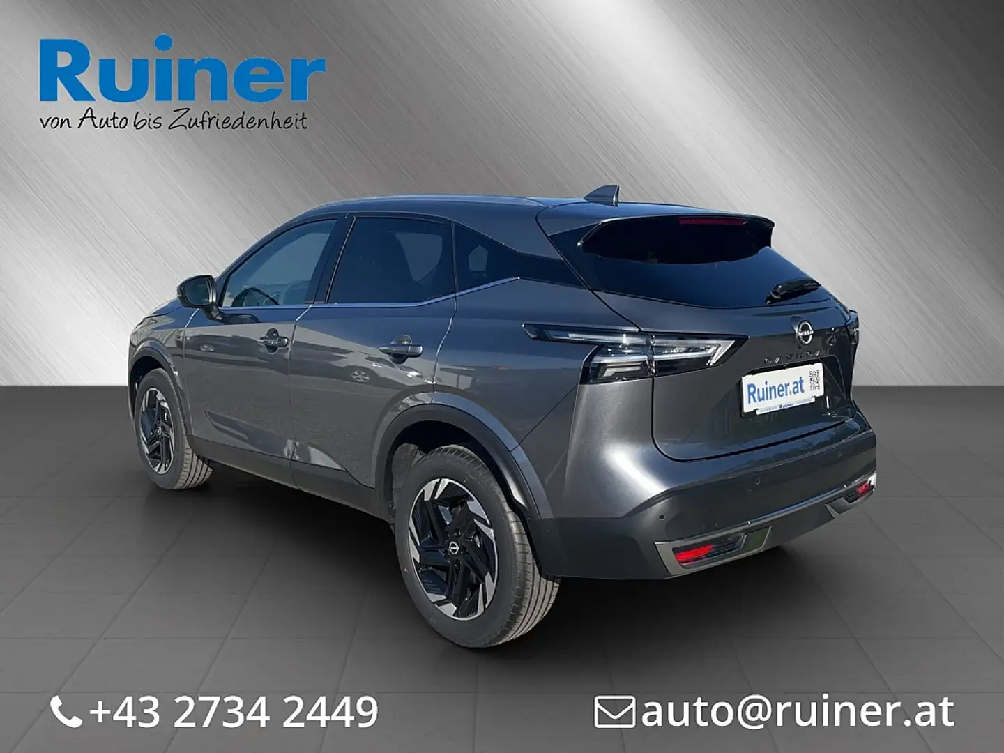 Nissan Qashqai 1,3 DIG-T MHEV N-Connecta Xtronic Gris - 2