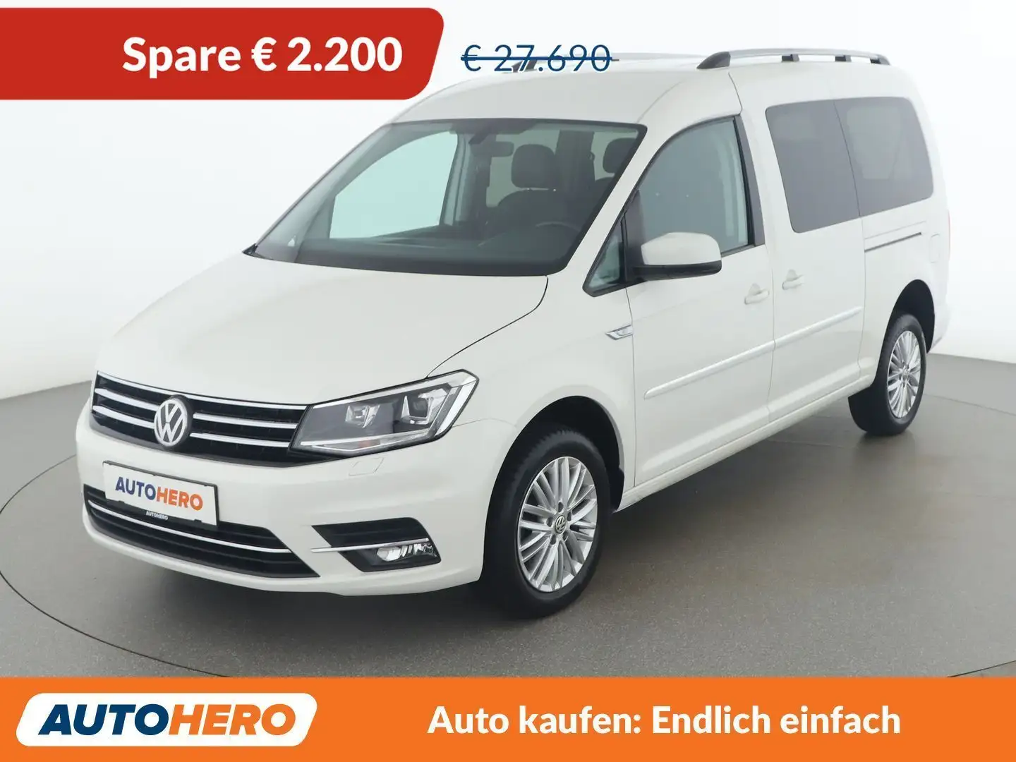 Volkswagen Caddy 2.0 TDI Maxi Highline 4Motion BlueMotion Weiß - 1