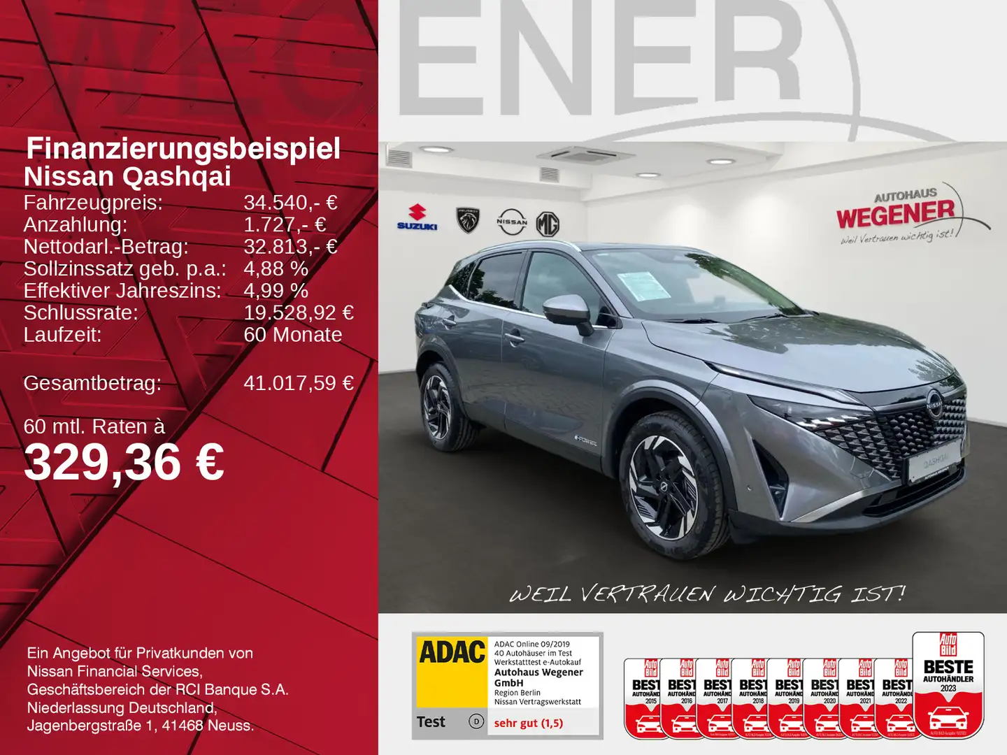 Nissan Qashqai QASHQAI N-CONNECTA e-POWER Winter Komfort PGD Grau - 2