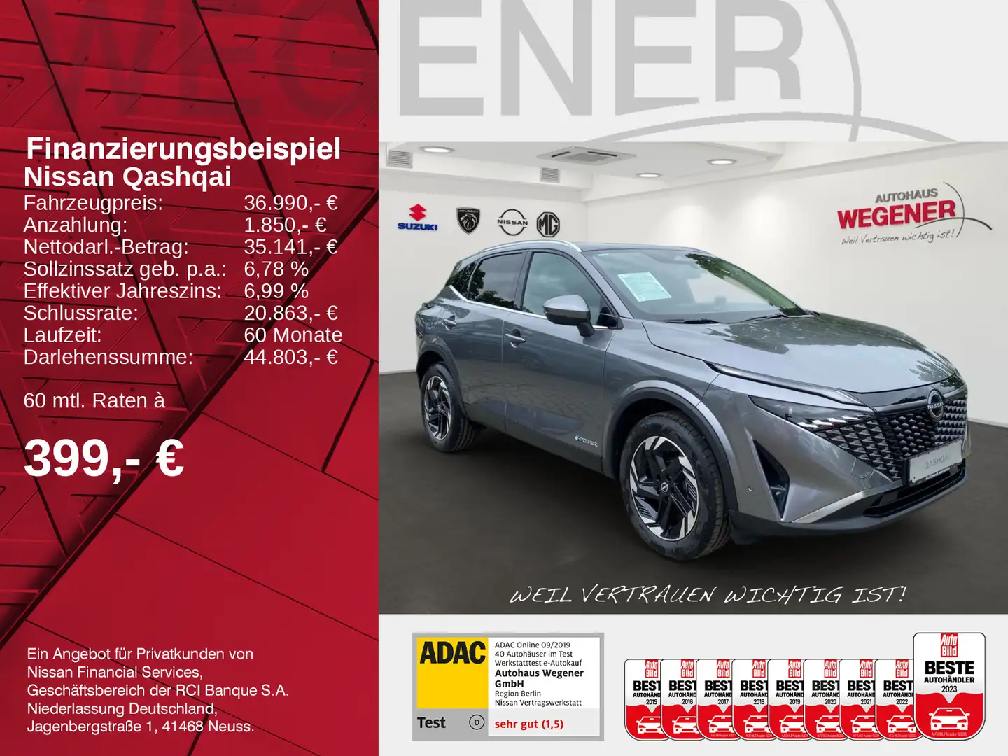 Nissan Qashqai QASHQAI N-CONNECTA e-POWER Winter Komfort PGD Grau - 2
