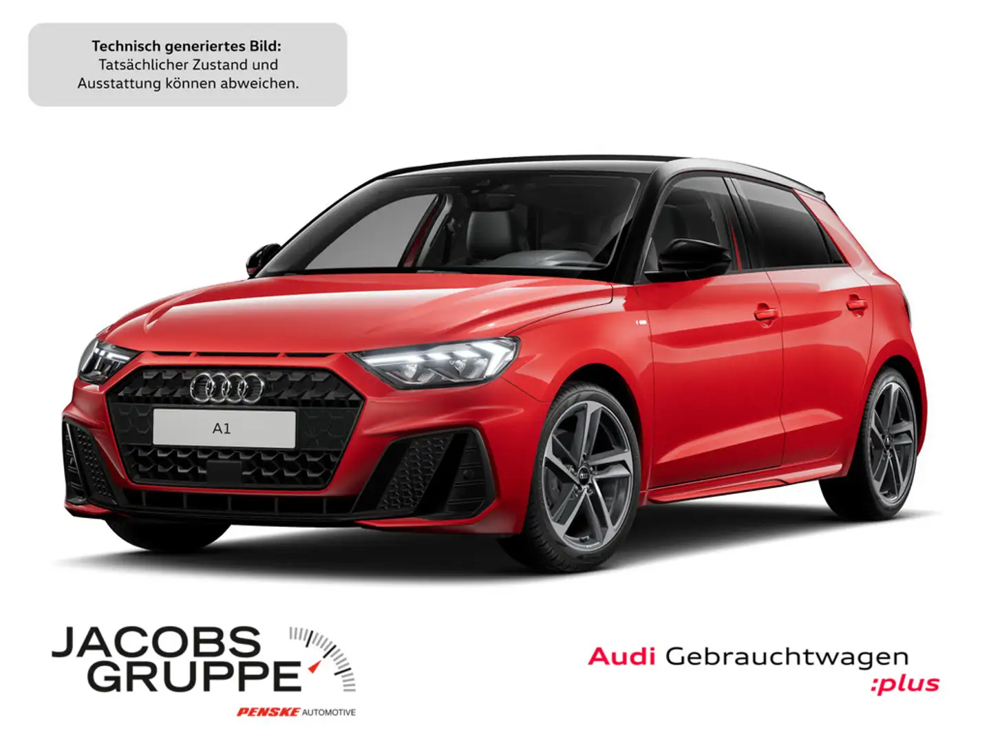 Audi A1 Sportback 30 TFSI S tronic S line Kamera, Rot - 1