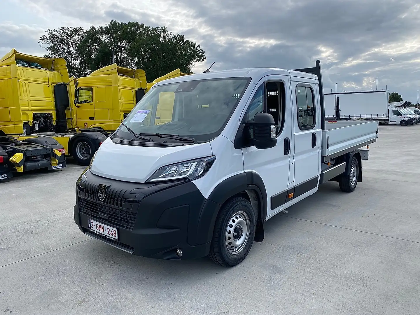 Peugeot Boxer DUBBELE CABINE - OPEN LAADBAK Blanc - 1