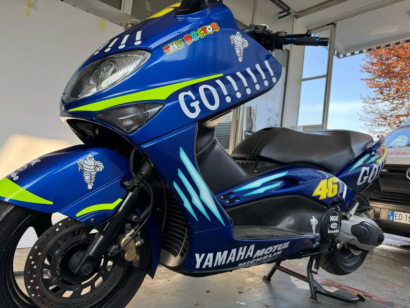 Yamaha TMAX 500 carburatori Bleu - 2