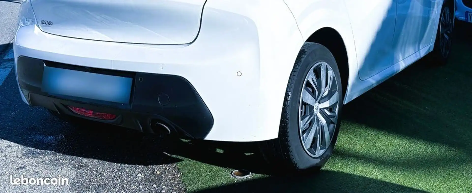 Peugeot 208 1.5 BlueHDi 100ch S&S Active-PREMIERE MAIN CARNET A JOUR Blanc - 2