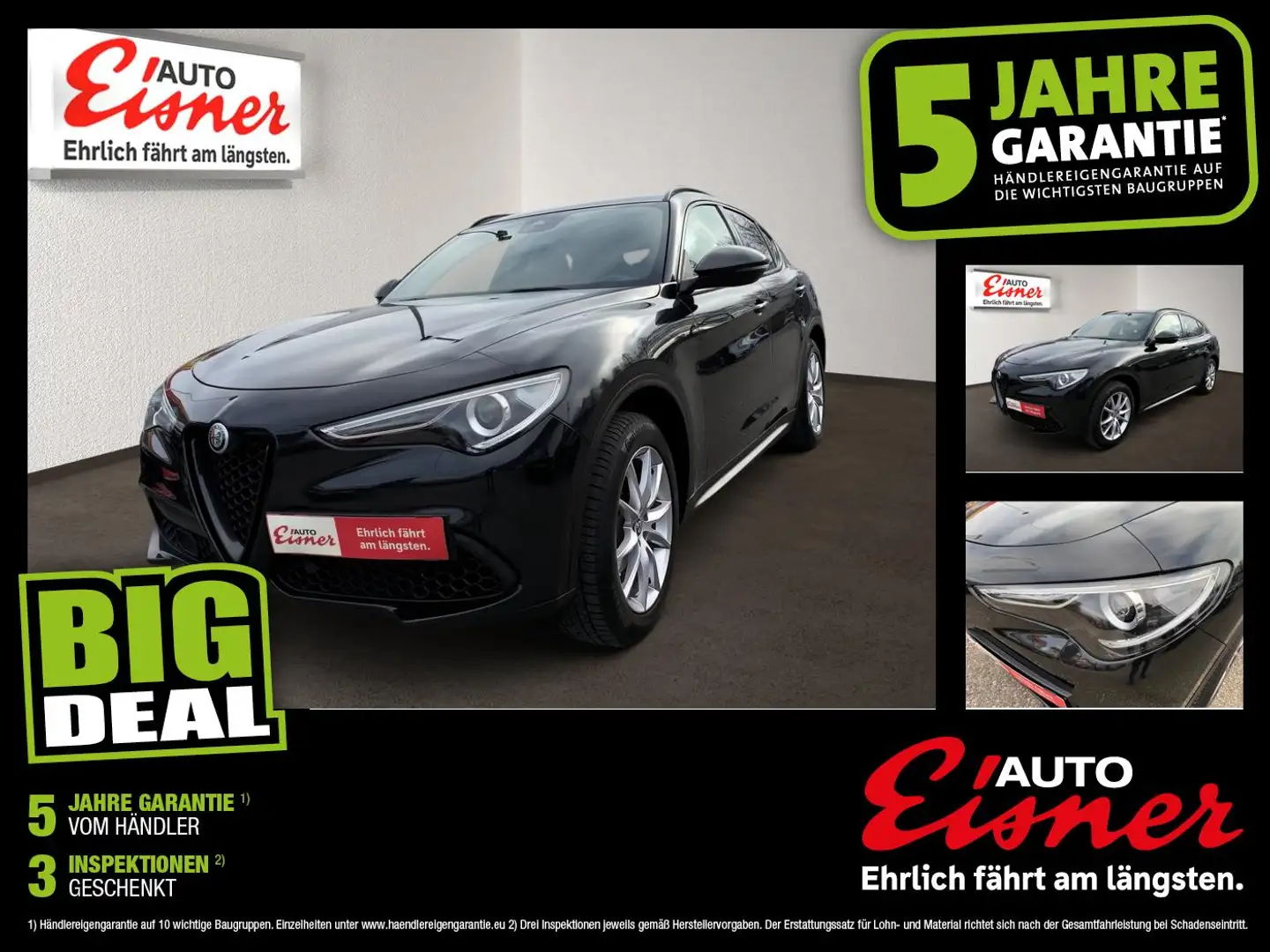 Alfa Romeo Stelvio B-Tech 2.0 ATX AWD Navigation 8,8" Zwart - 1