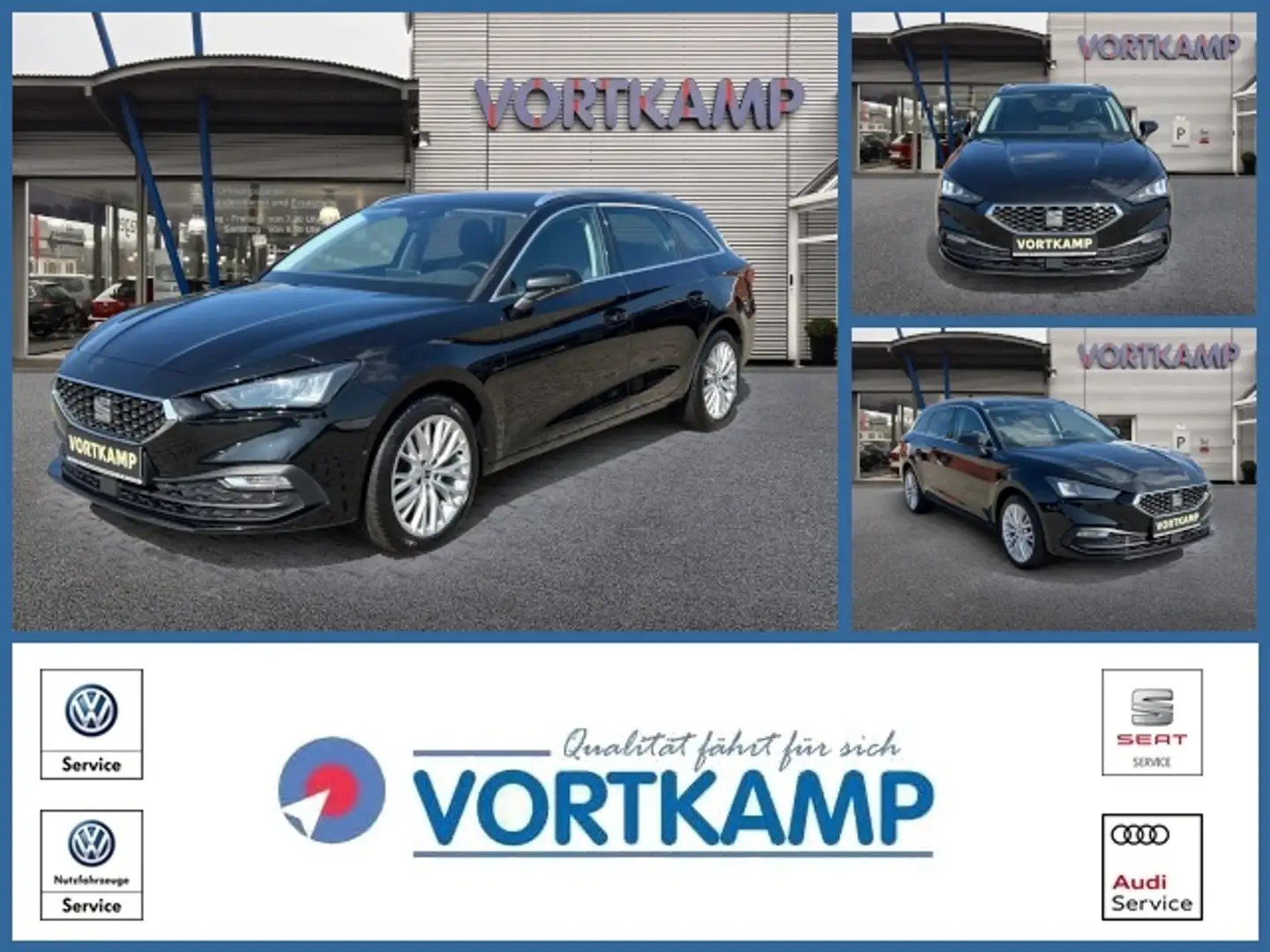 SEAT Leon SP 2.0 TDI DSG Xcellence Kamera/FullLink Schwarz - 1