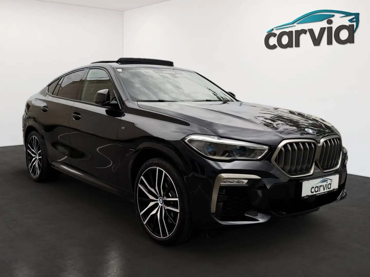 BMW X6 M M50 d VOLL | SKY-PANO | MASSAGE | M SITZE | HEAD-UP | Schwarz - 2