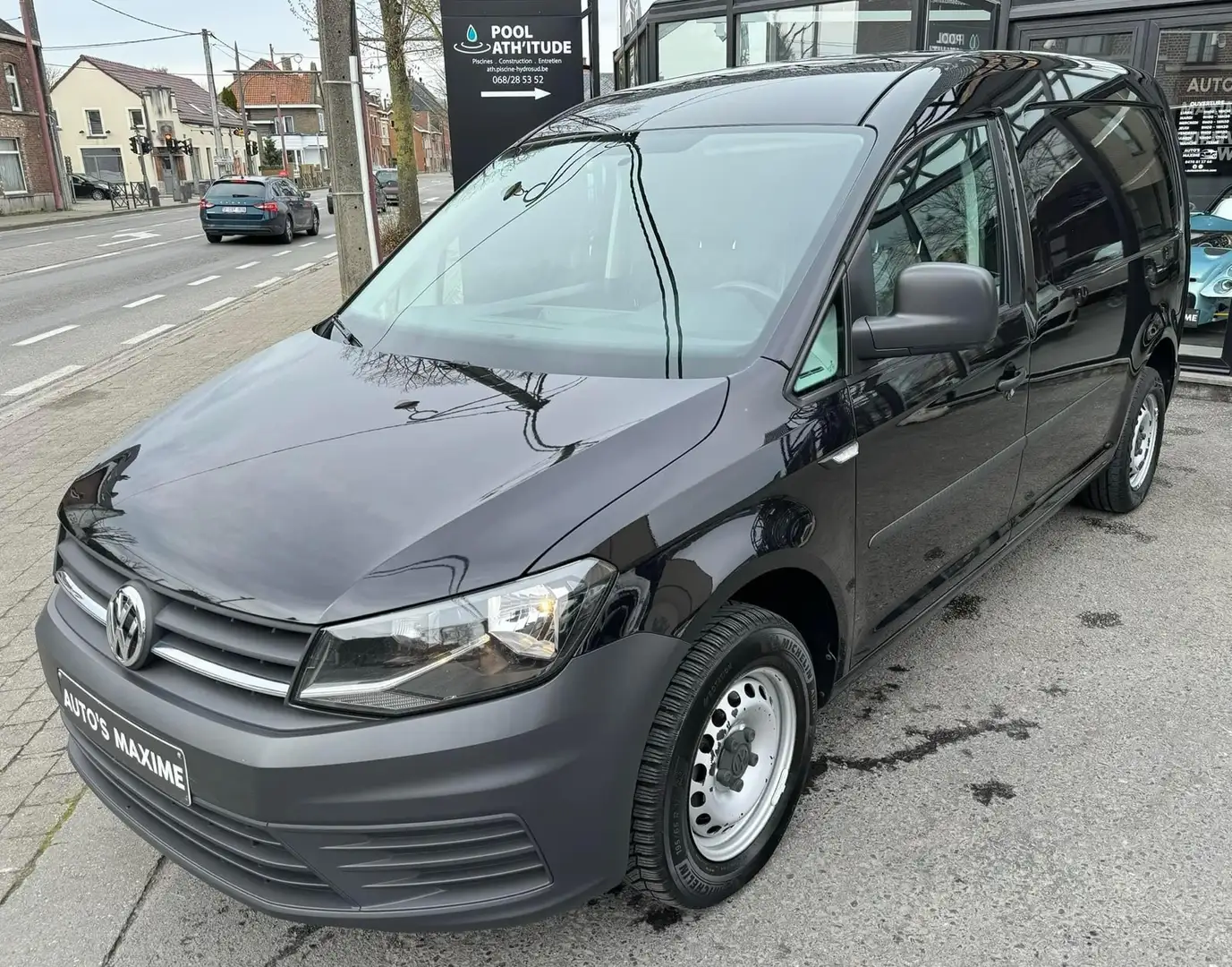 Volkswagen Caddy 2.0 TDi / LONG CHASSIS / Garantie 12 mois Zwart - 1