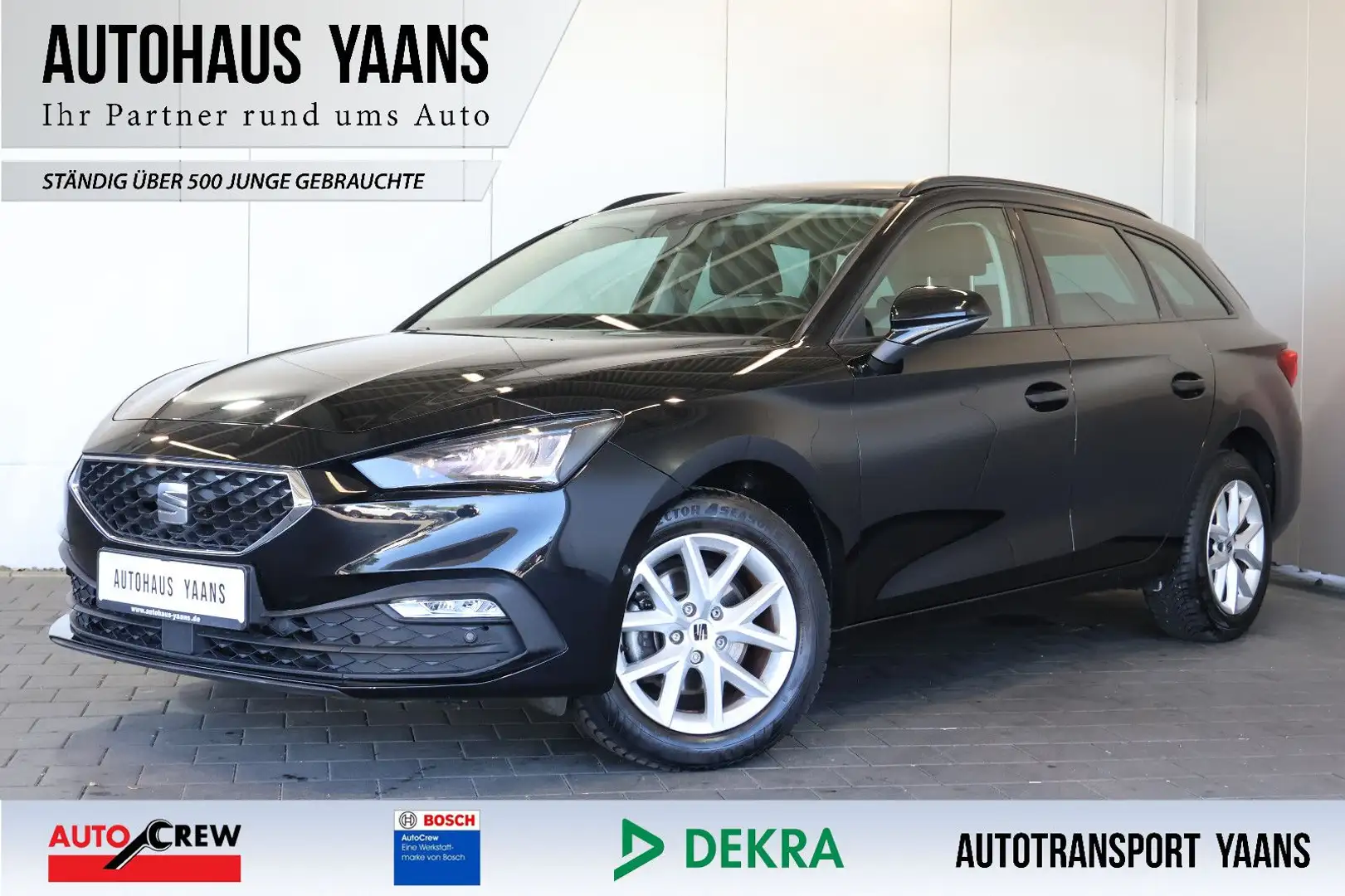 SEAT Leon SP 1.5 eTSI Style AID+CARPLAY+LANE+LED+ALU Schwarz - 1