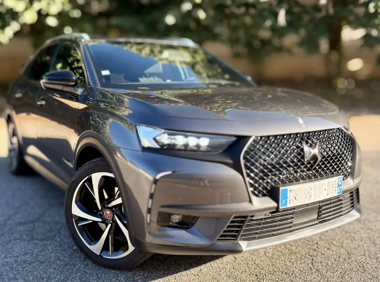DS Automobiles DS 7 Crossback DS7 E-Tense 300 EAT8 4x4 Performance Line Plus Gris - 1