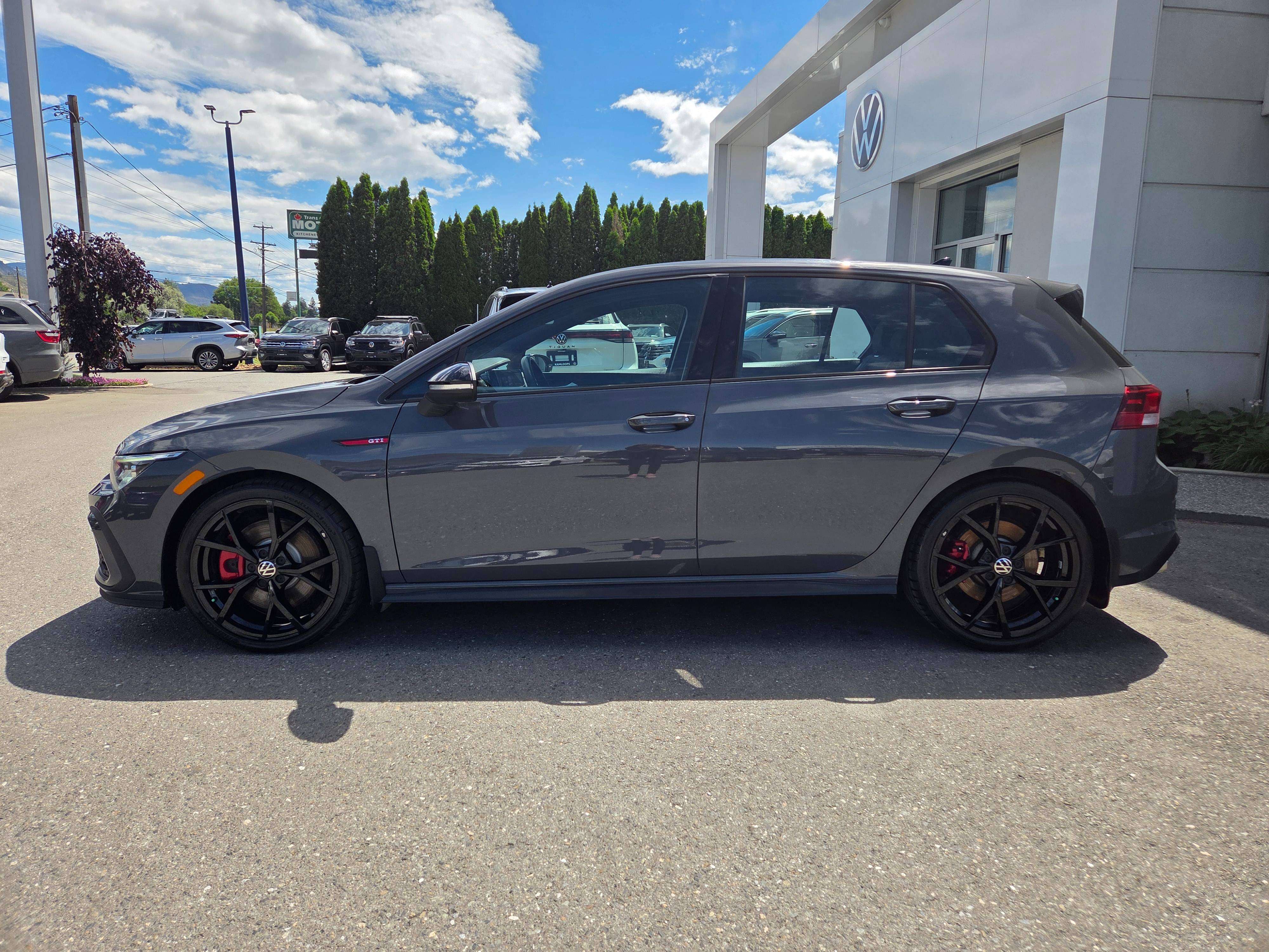Dolphin Gray Metallic With Black Roof 2024 Volkswagen Golf GTI Hatchback Front-Wheel Drive Manual