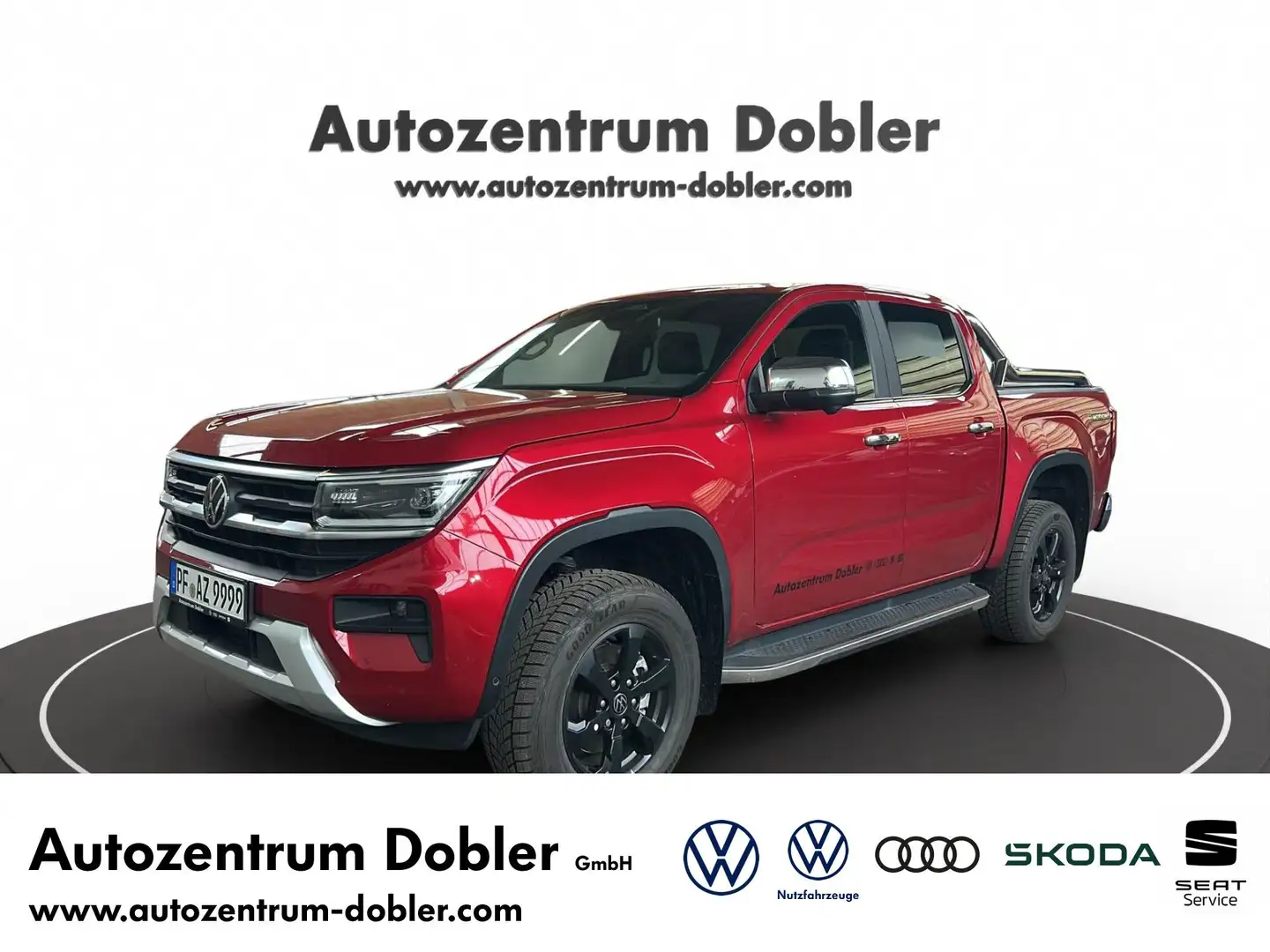 Volkswagen Amarok Style 3.0 TDI AHK Standhzg Leder AreaView Rot - 1