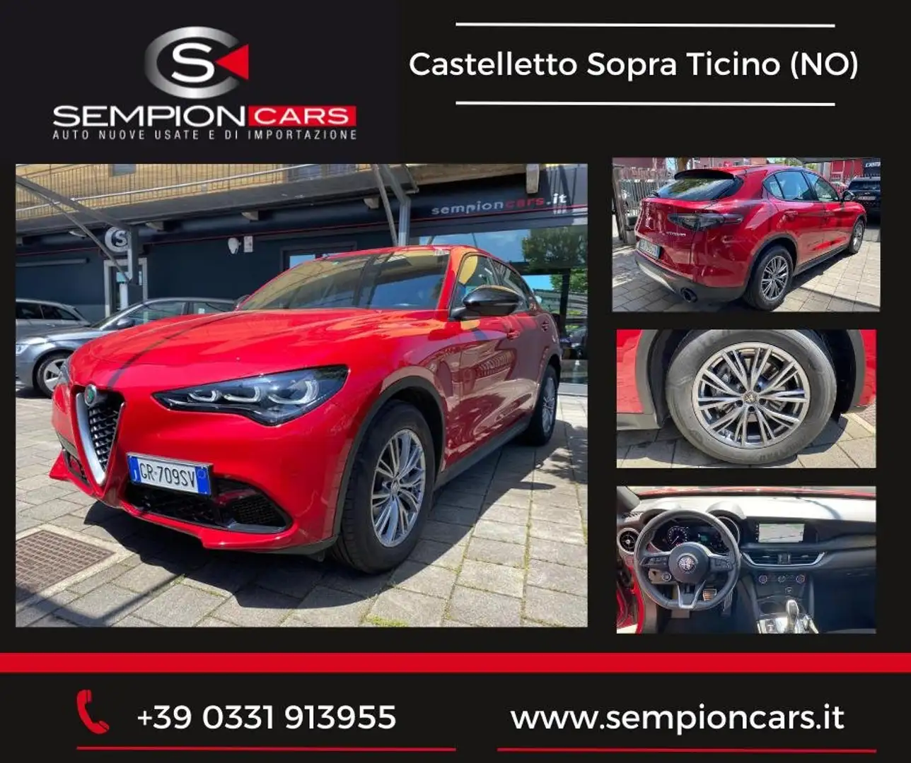 Alfa Romeo Stelvio 2.2 t Super rwd 160cv auto PREZZO REALE Rojo - 1