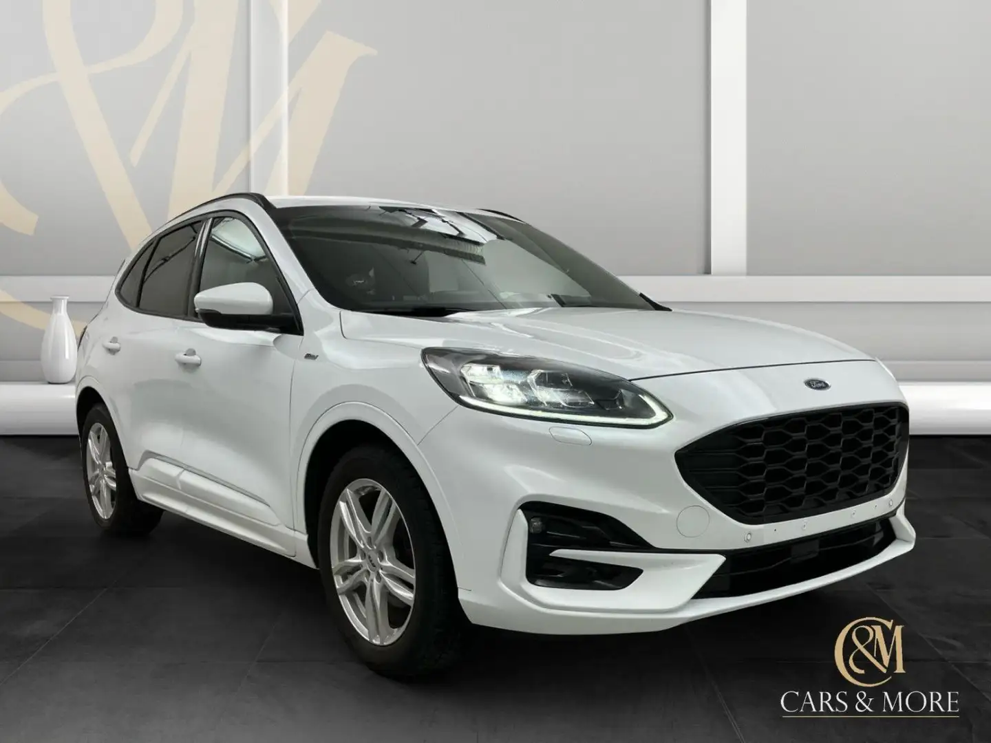 Ford Kuga 2.0 EcoBlue ST-Line X Auto Leder Navi LED Blanc - 2