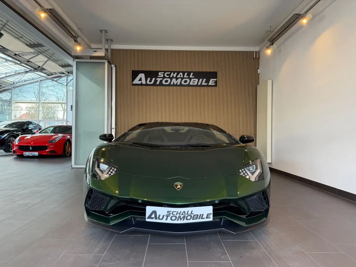 Lamborghini Aventador S Roadster CARBON/1.HAND/U-frei/DT.Fzg Grün - 2