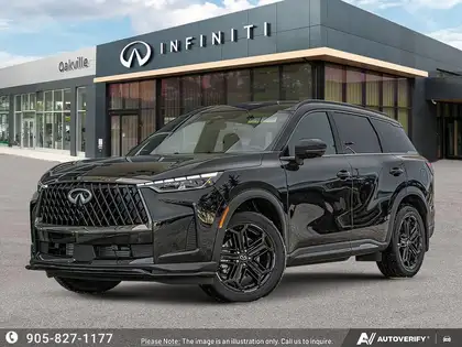 Black 2026 INFINITI QX60 Luxe AWD SUV / Crossover All-Wheel Drive 9-Speed Automatic
