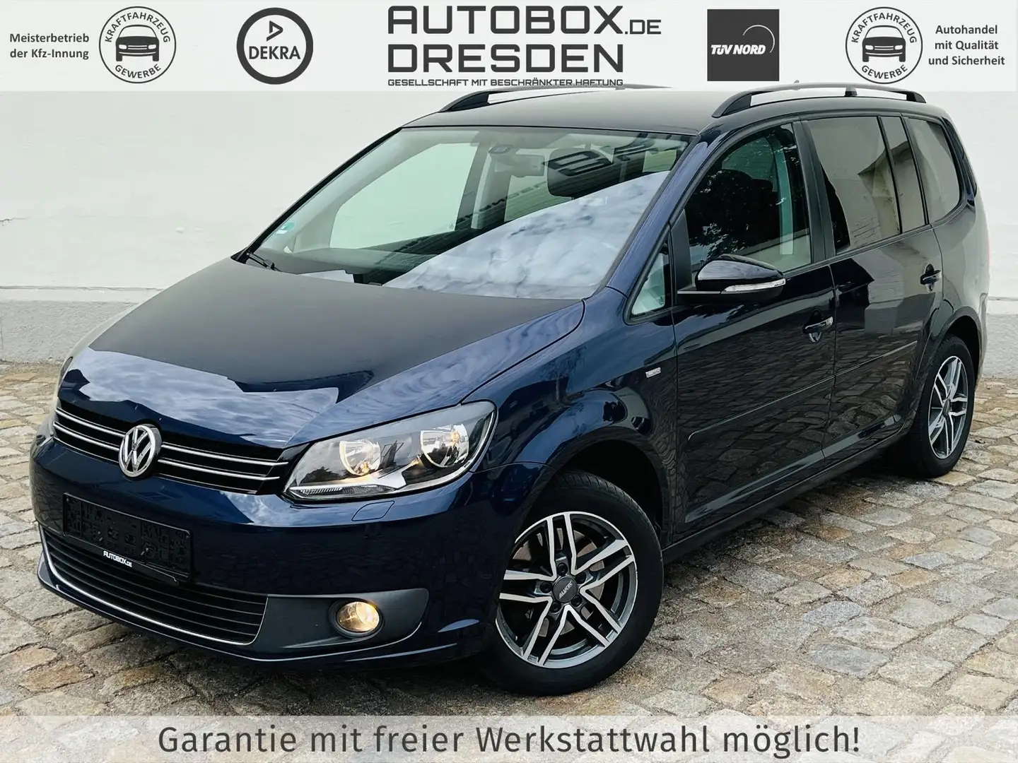 Volkswagen Touran 1.4 TSI Match +AHK+ATM+NAVI+SHZ+ Blauw - 1