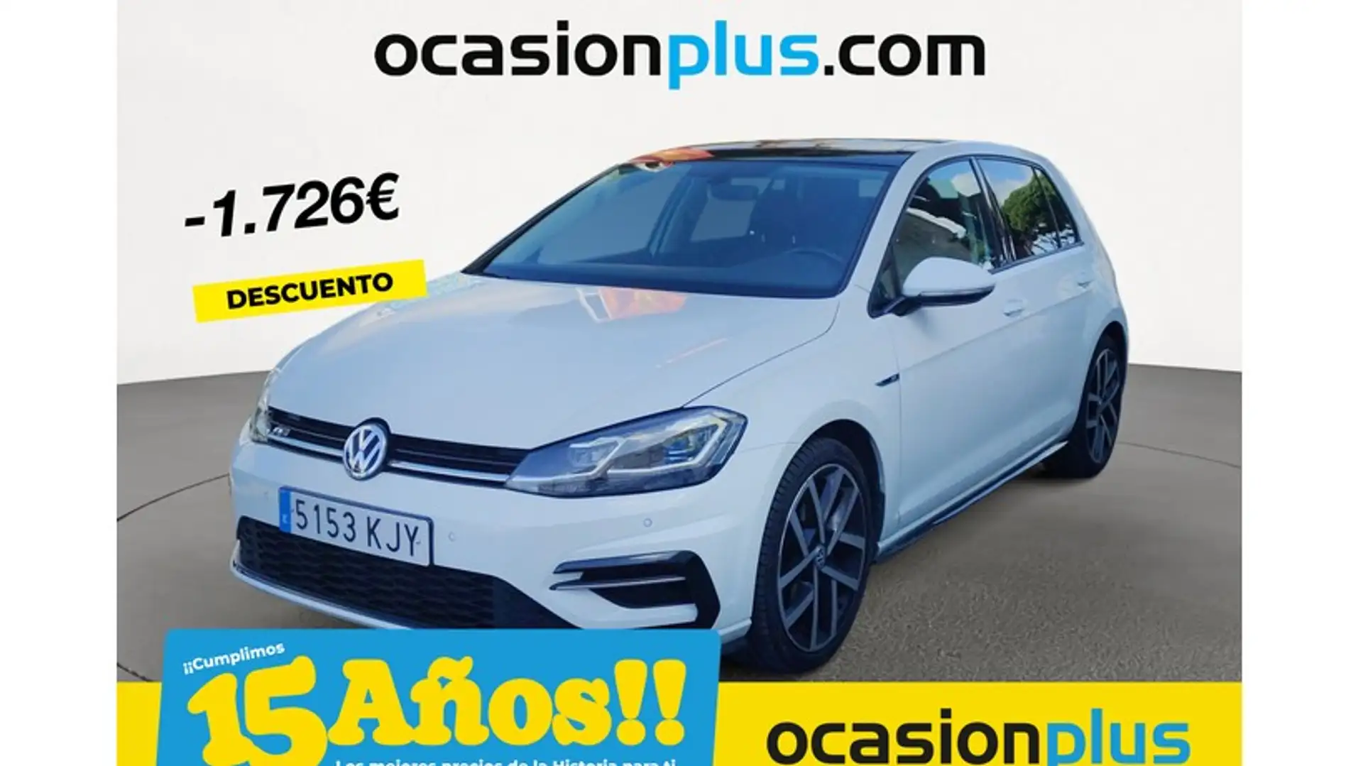 Volkswagen Golf 1.6TDI Sport 85kW Blanc - 1