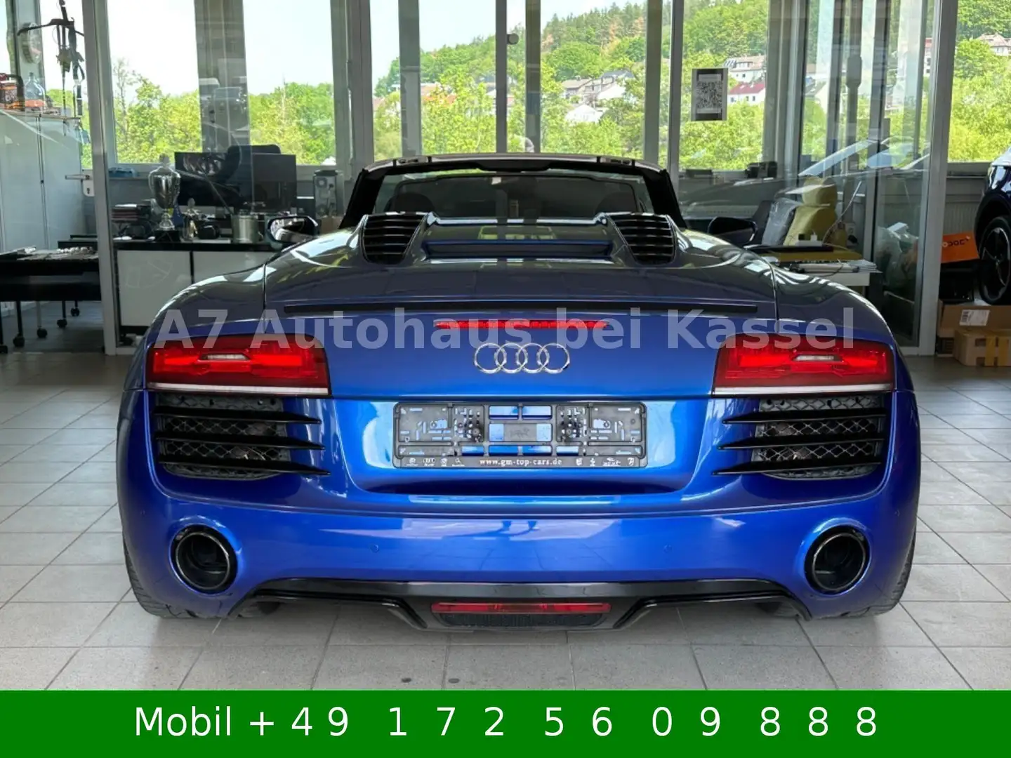 Audi R8 Spyder 4.2 FSI Schalensitze B&O Carbon S-tron Azul - 2