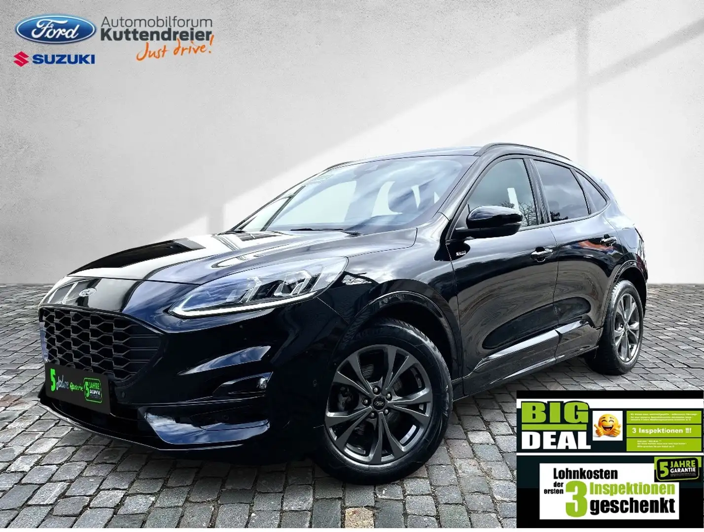 Ford Kuga ST-Line X AHK schw. Voll-LED Glasdach Navi Gris - 2