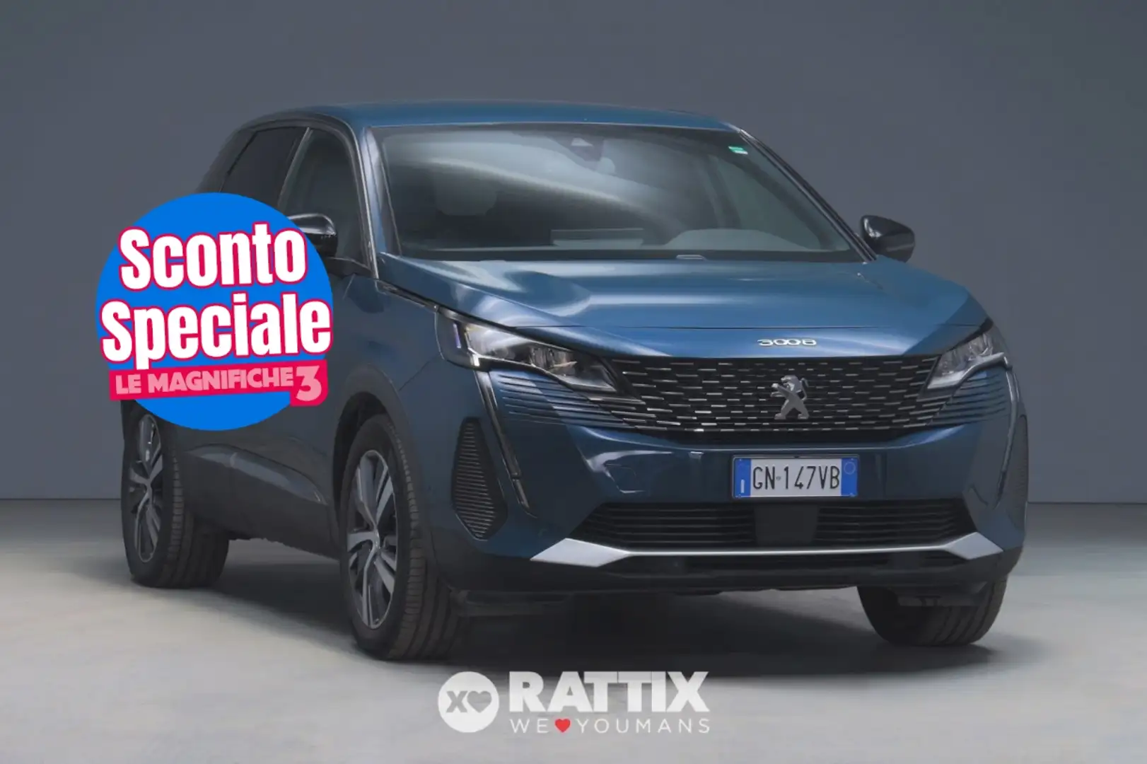 Peugeot 3008 1.5 BlueHDI 130CV Allure Pack EAT8 Blu/Azzurro - 1