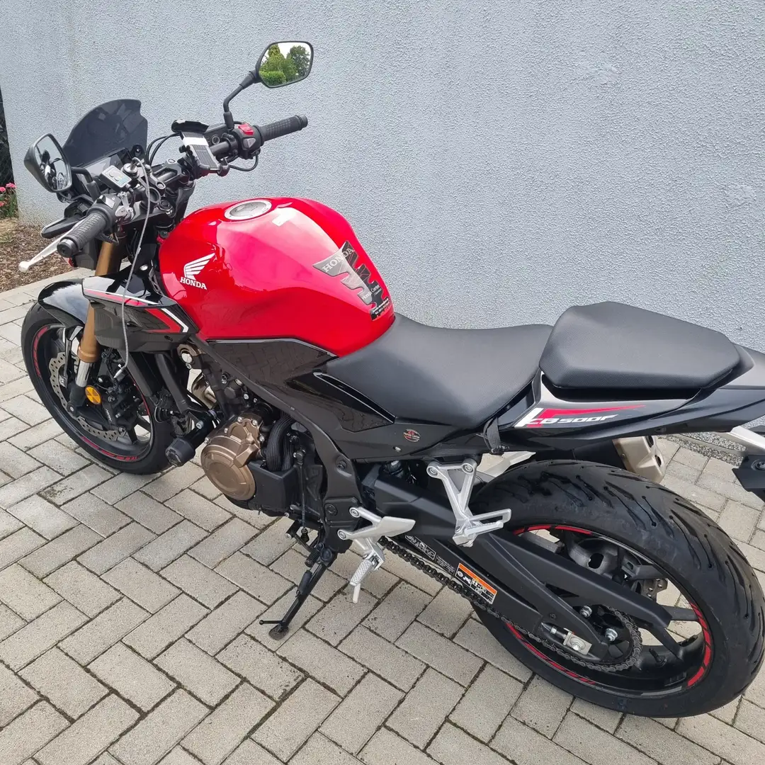 Honda CB 500 CB 500f  viele Extras.... Rojo - 2