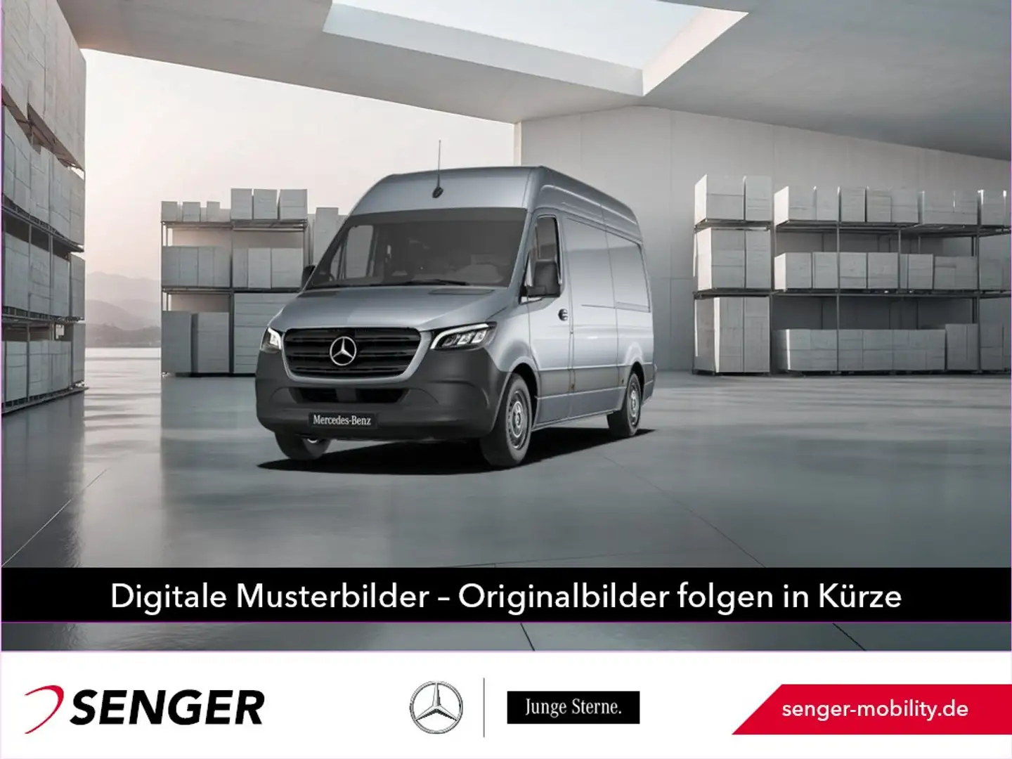 Mercedes-Benz Sprinter 319 CDI KA L2H2 LED Kamera AHK3,5t 9G Silber - 1