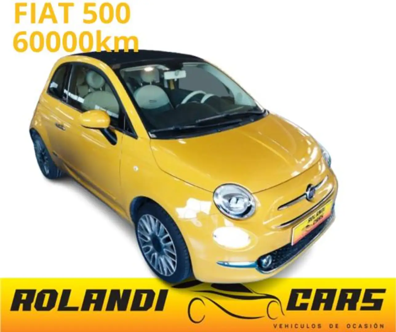 Fiat 500C 1.2 Mirror Amarillo - 1