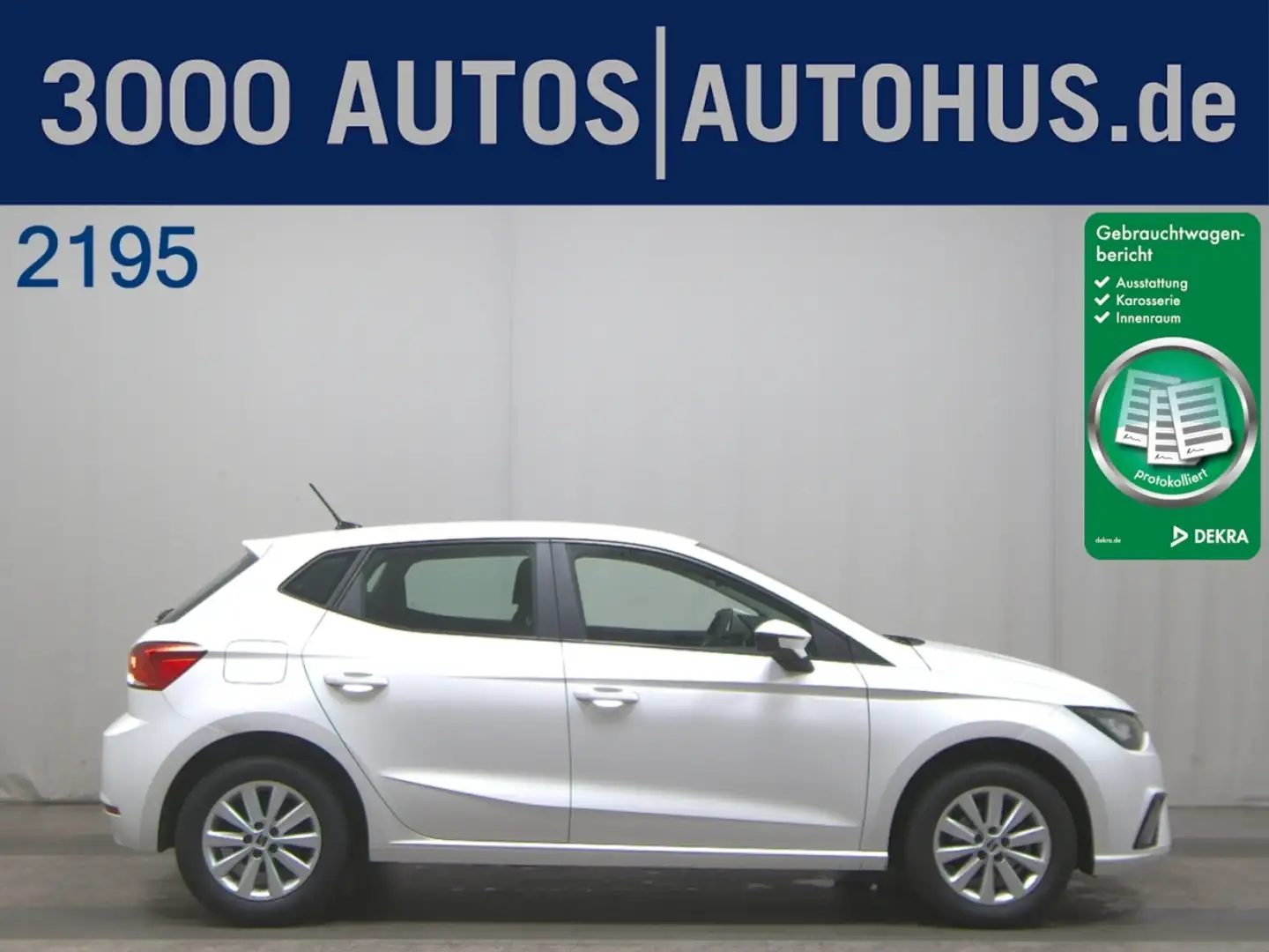 SEAT Ibiza 1.0 TSI Reference LED PDC DAB Klima Weiß - 1