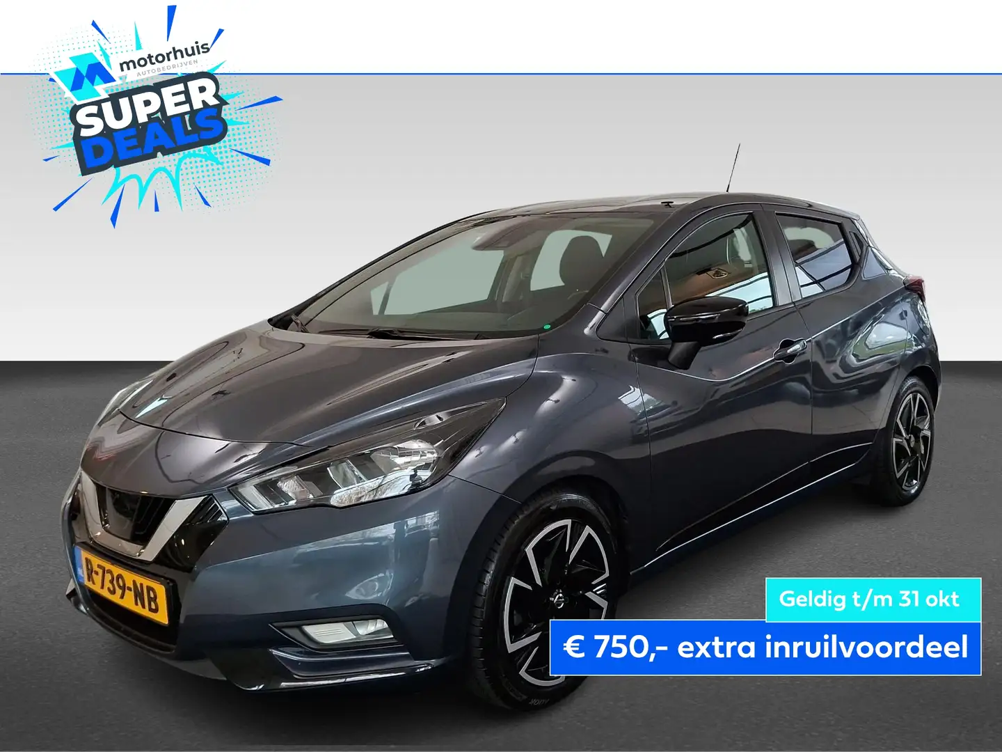 Nissan Micra 1.0 IG-T 92pk N-Design Gris - 1