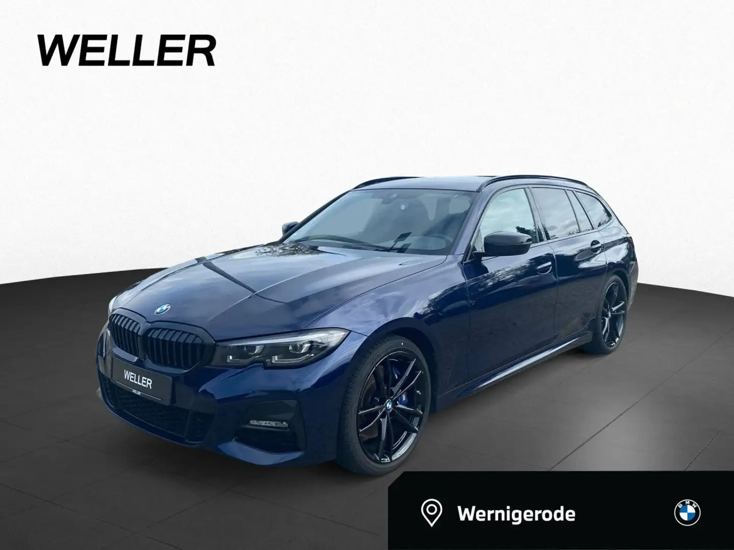BMW 330 d Touring Sportpaket Bluetooth Navi LED Klima Blau - 1