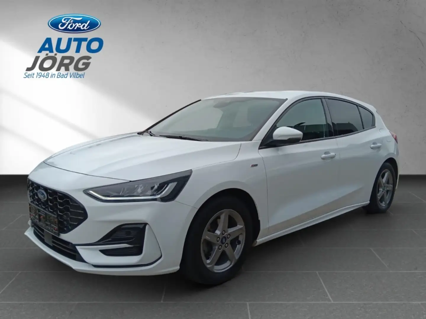 Ford Focus ST-Line 1.0 EcoBoost Mild-Hybrid EU6d Blanc - 1