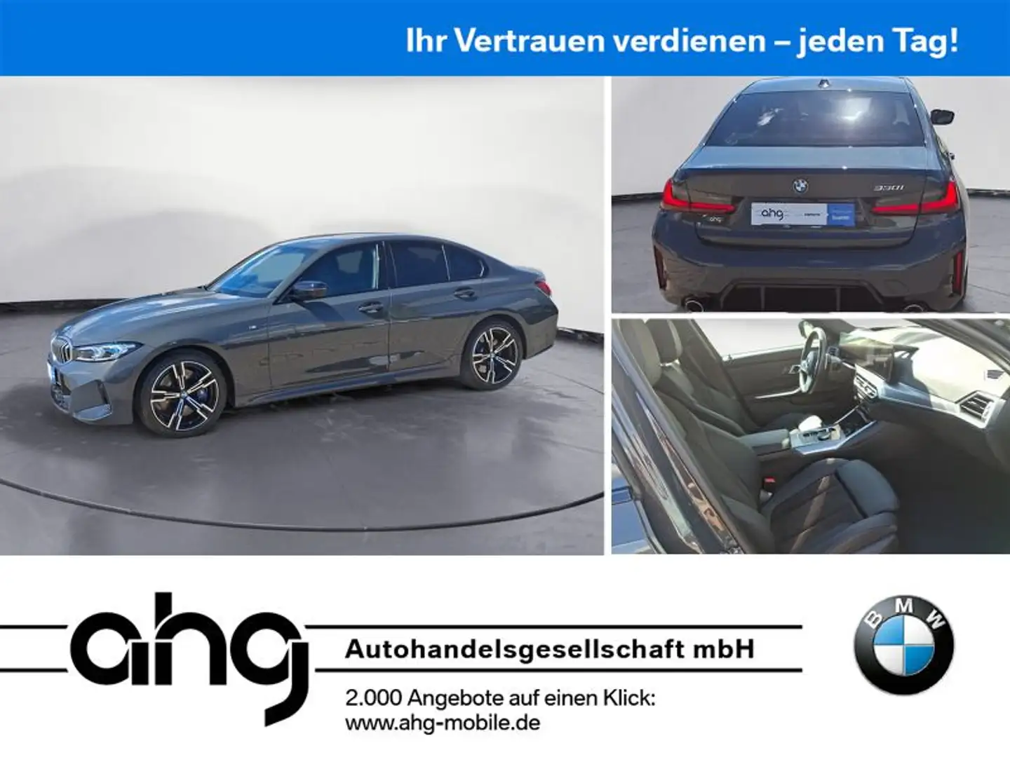BMW 330 i Automatic ACC Harman Kardon LED Grau - 1