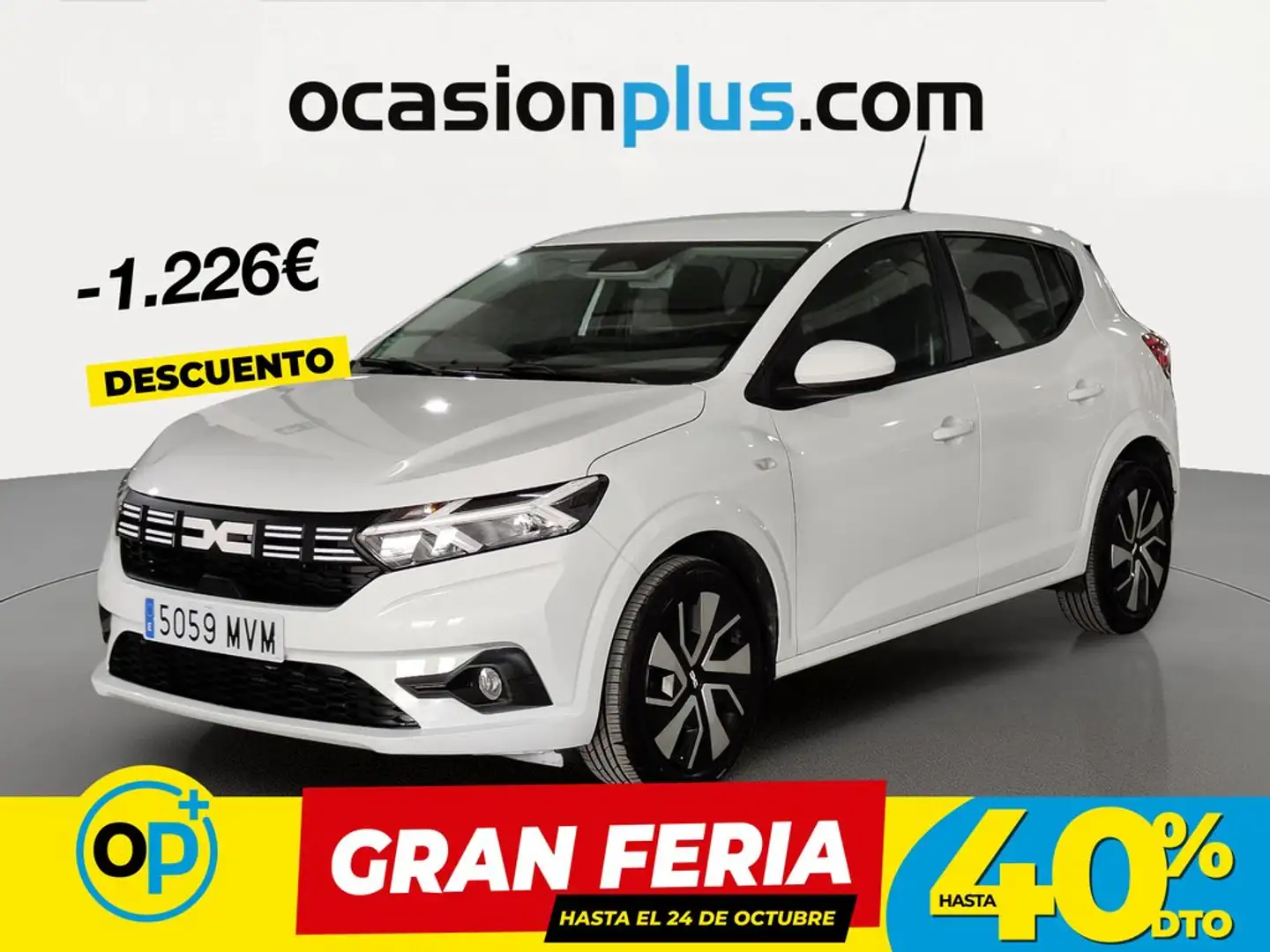 Dacia Sandero TCe Expresion 67kW Blanco - 1