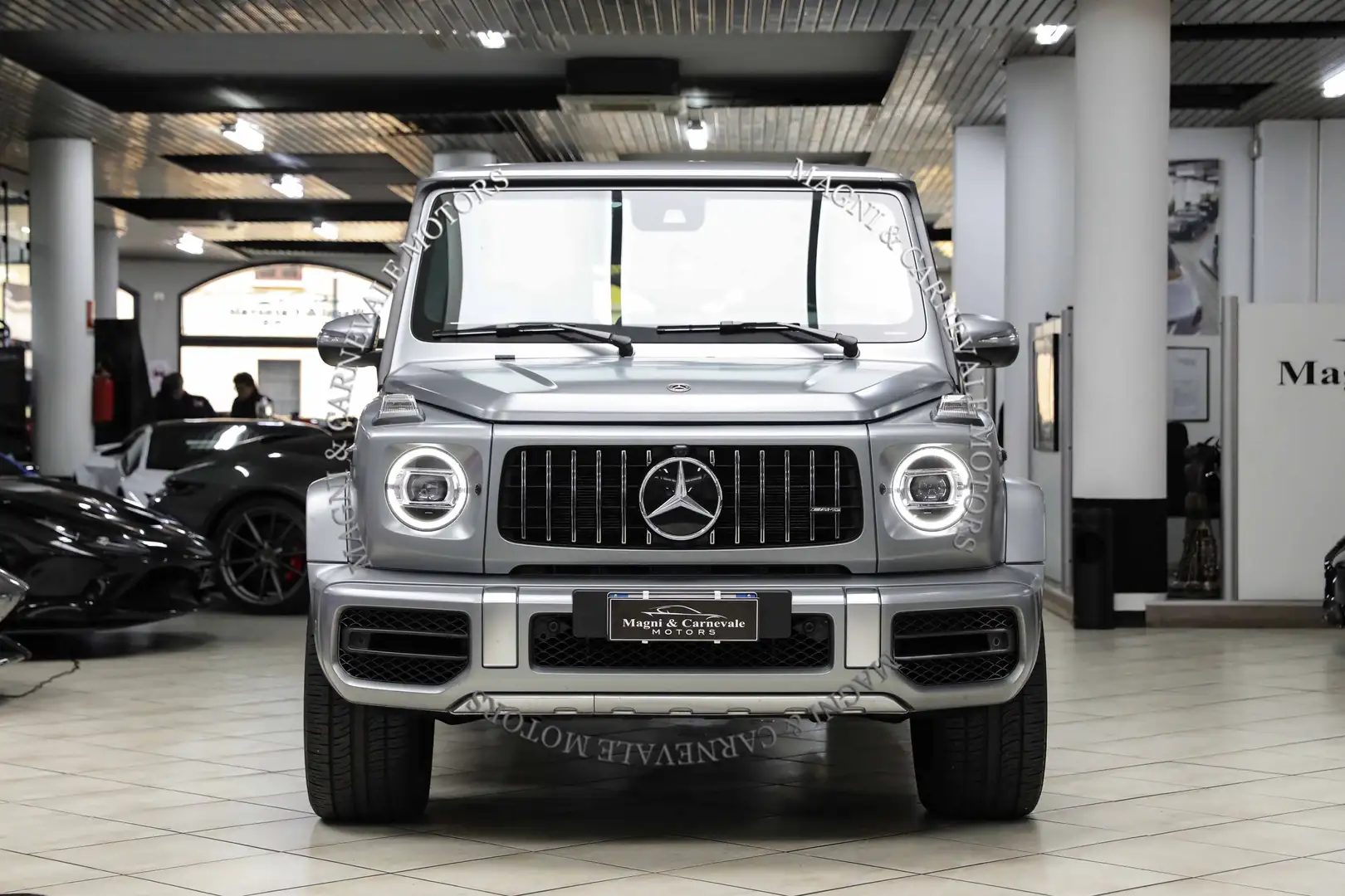 Mercedes-Benz G 63 AMG SPECIAL PAINT|22''|TETTO|BURMESTER|GANCIO TRAINO Grigio - 2