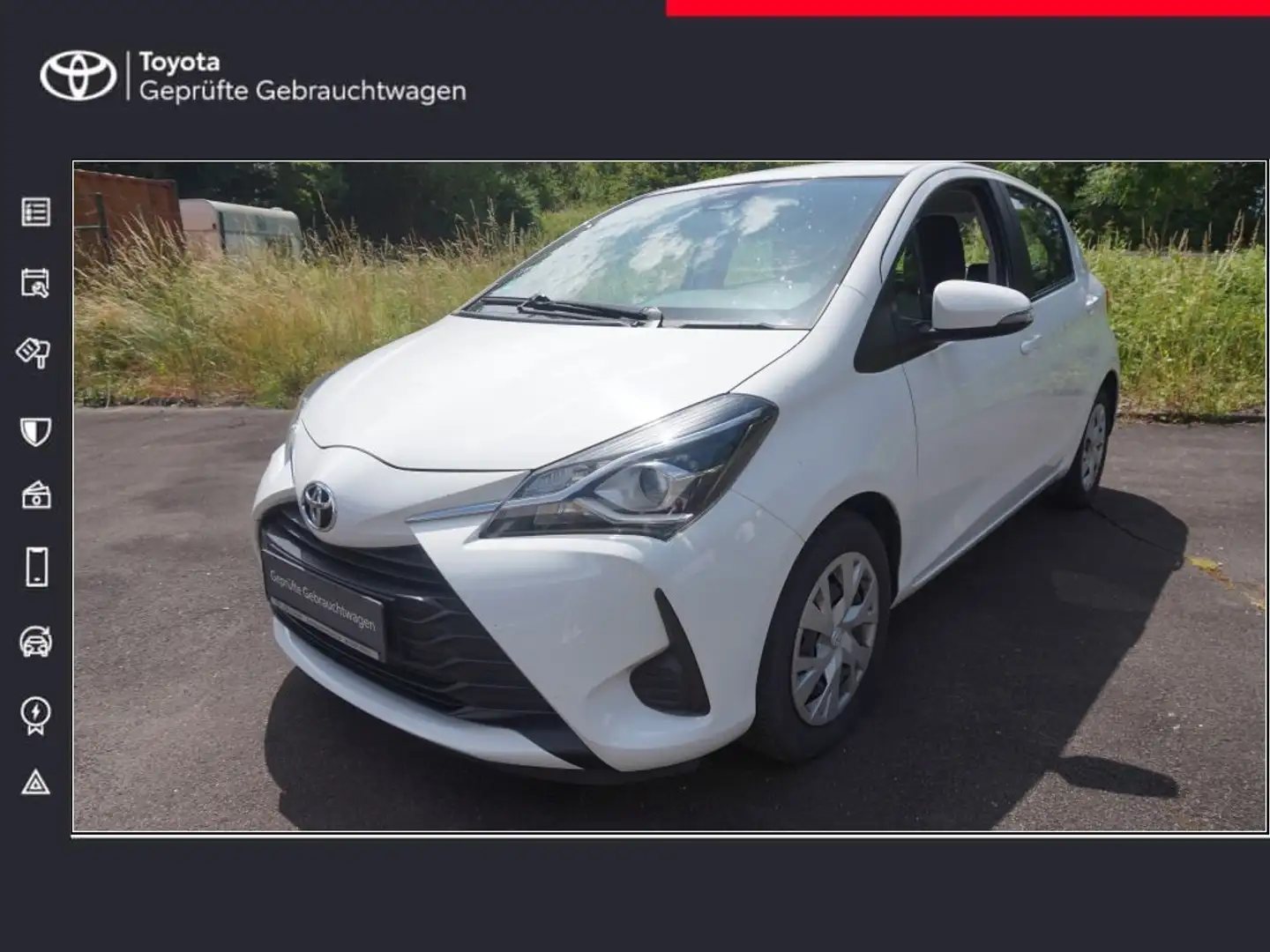 Toyota Yaris 1.0 VVT-i Comfort Weiß - 1