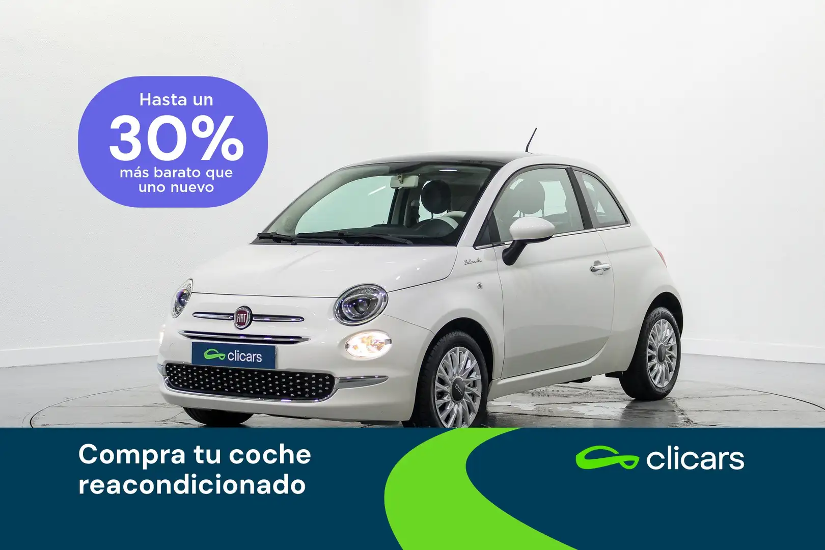 Fiat 500 1.0 Hybrid Dolcevita 52kW Blanco - 1
