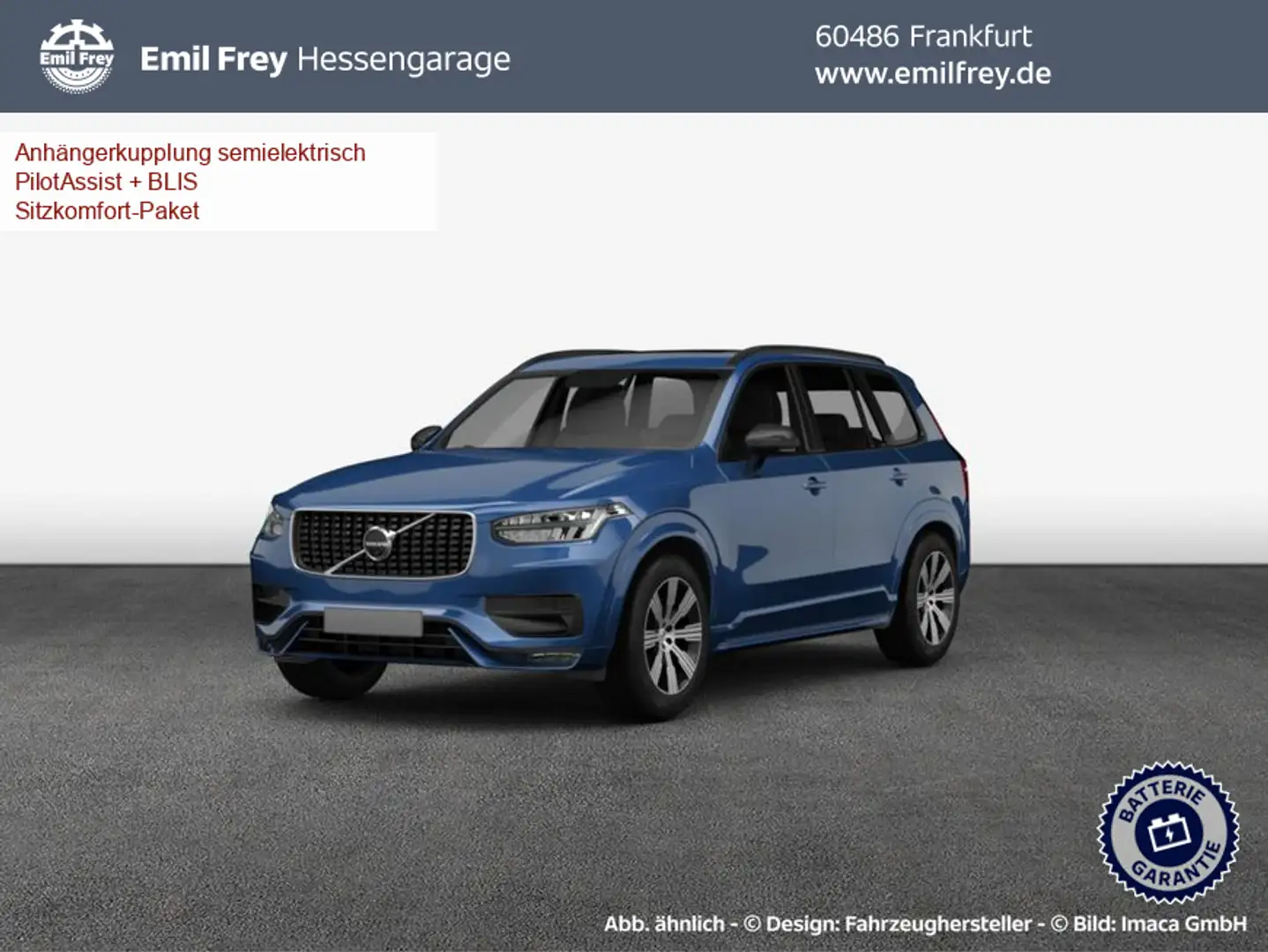 Volvo XC90 XC90 T8 AWD Recharge Plus-Bright Nappaleder 360° Blau - 1