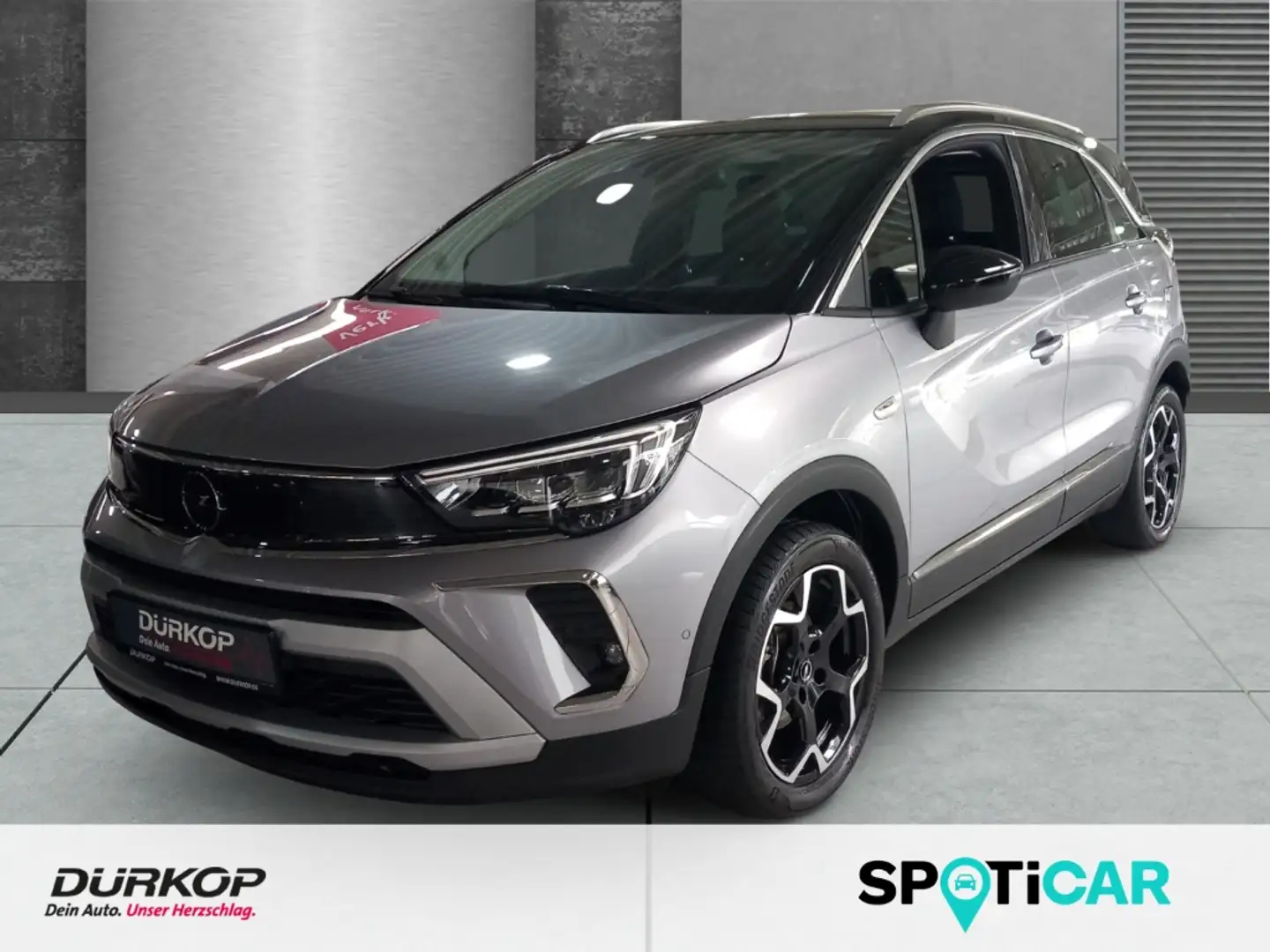 Opel Crossland Ultimate Automatik/heizb.Frontscheibe HUD Navi LED Grau - 1