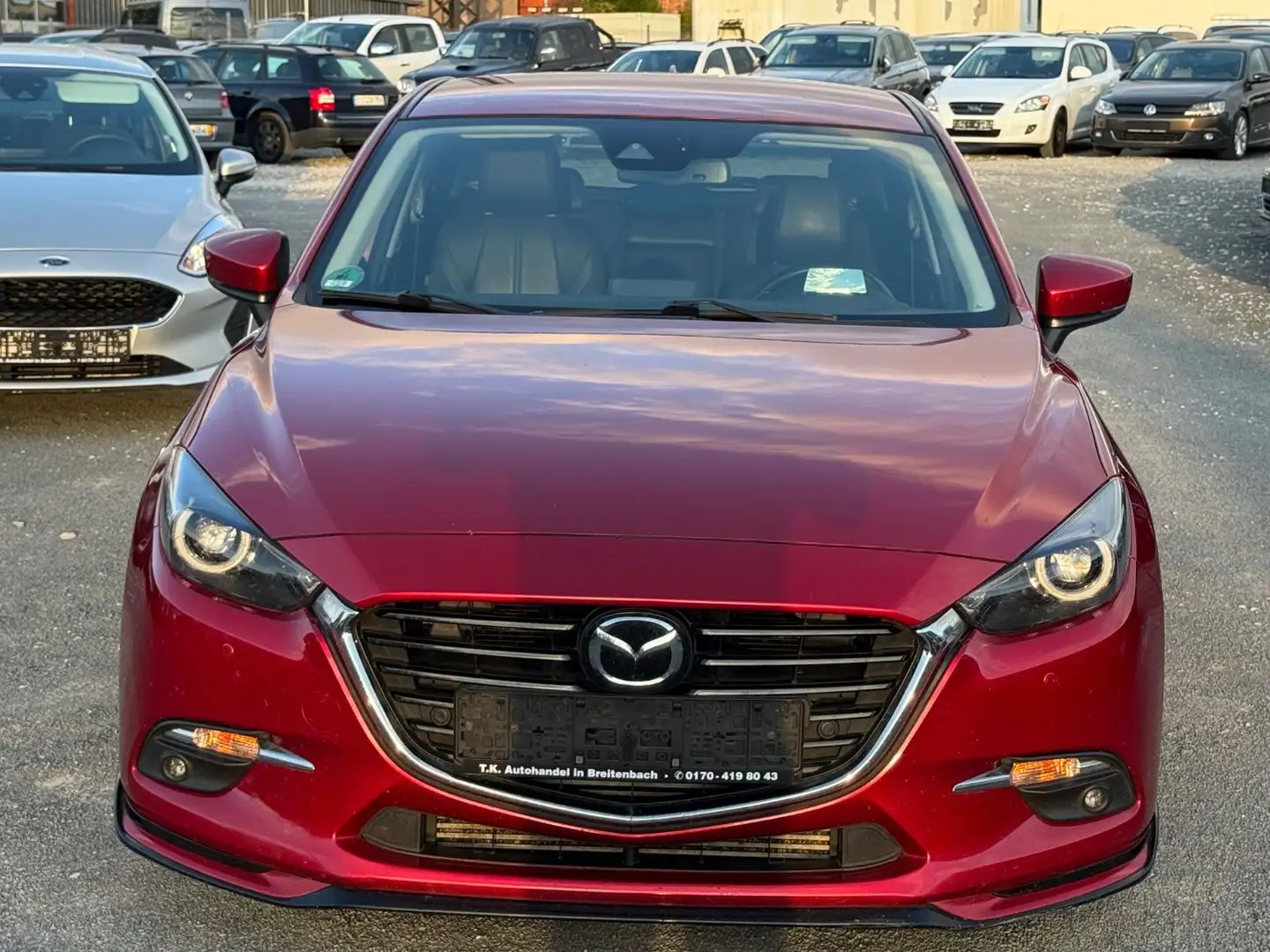 Mazda 3 Lim. Sports-Line/NAVI/EURO 6 Rot - 2