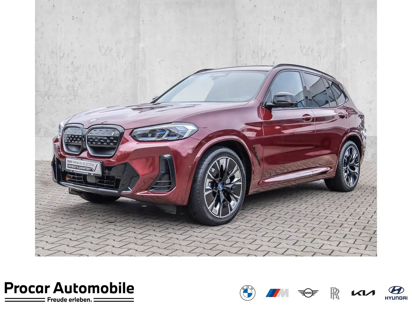 BMW iX3 M SPORT M Sport HUD PANO ACC AHK 360°KAM LM Rot - 1