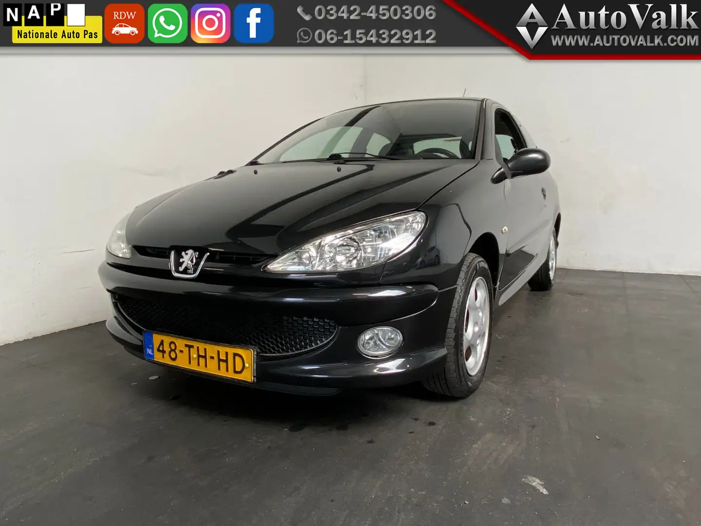 Peugeot 206 1.4 Air-line 3 Černá - 1