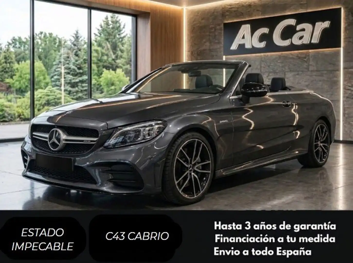 Mercedes-Benz C 43 AMG Cabrio Mercedes-AMG 4MATIC Gris - 1