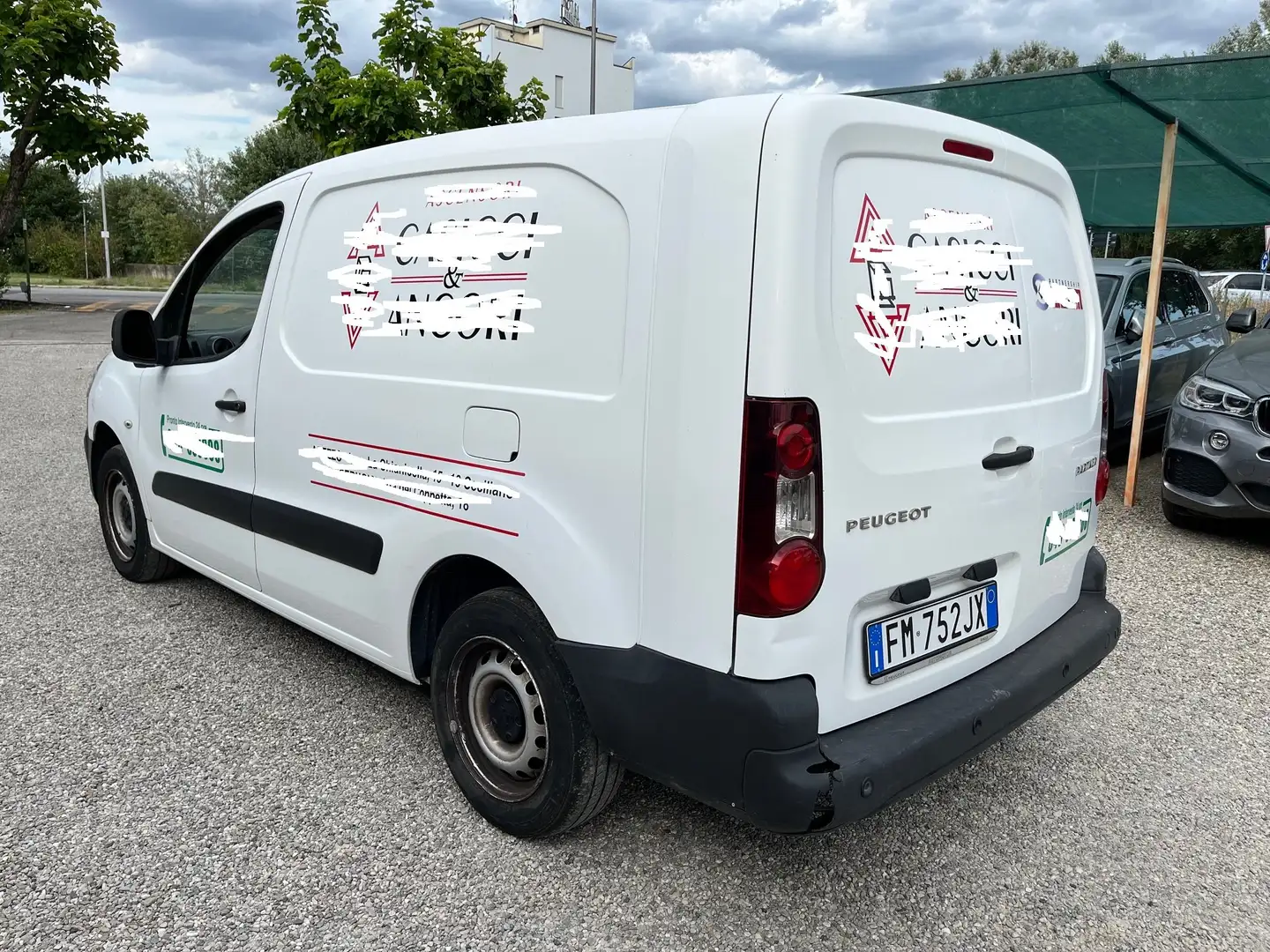 Peugeot Partner 1.5 HDI PASSO LUNGO 3 POSTI PORTA LATERALE Bianco - 2