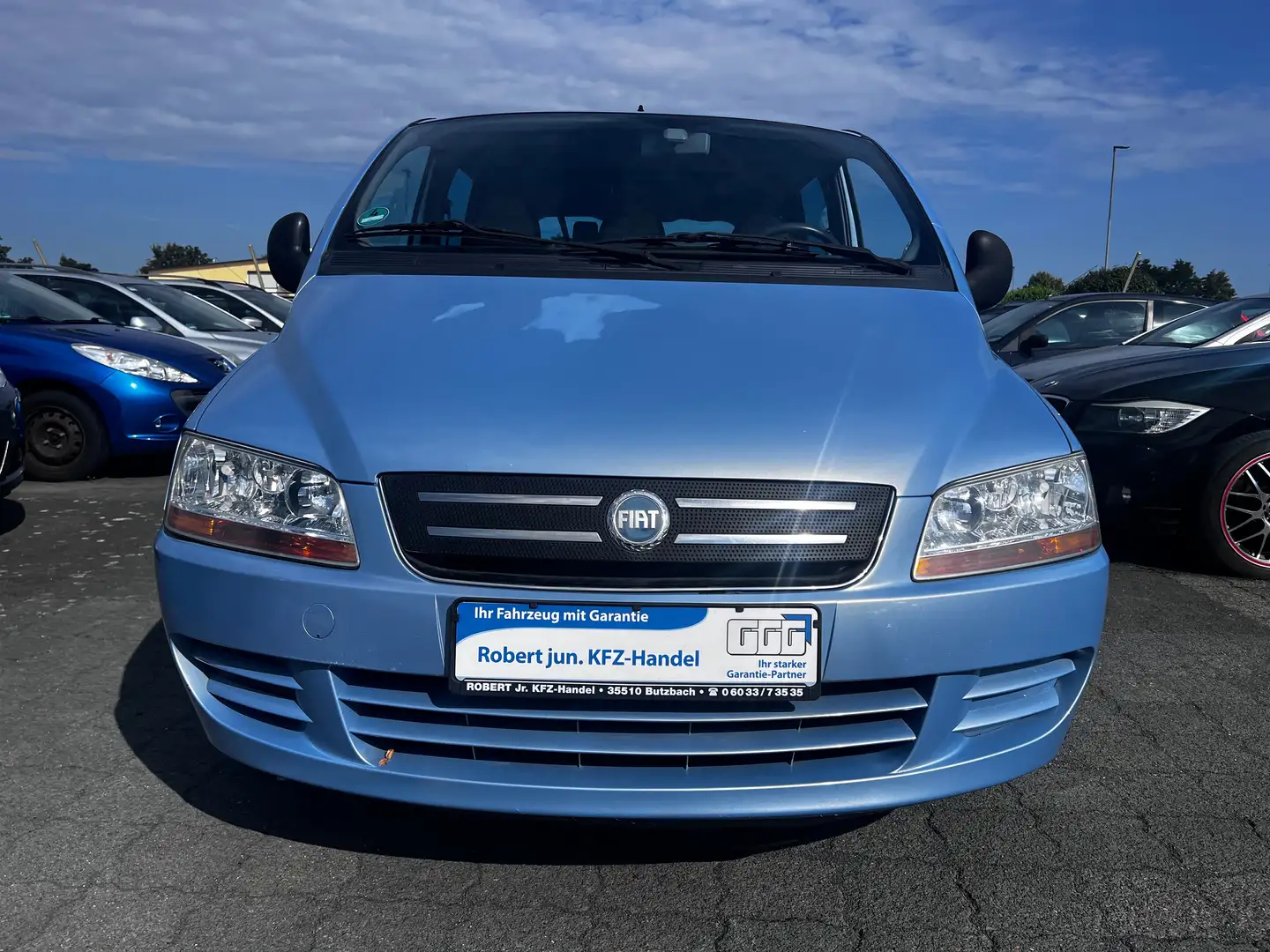 Fiat Multipla 1.6 16V Dynamic Klima 2 x Schiebedach ALU Синій - 2